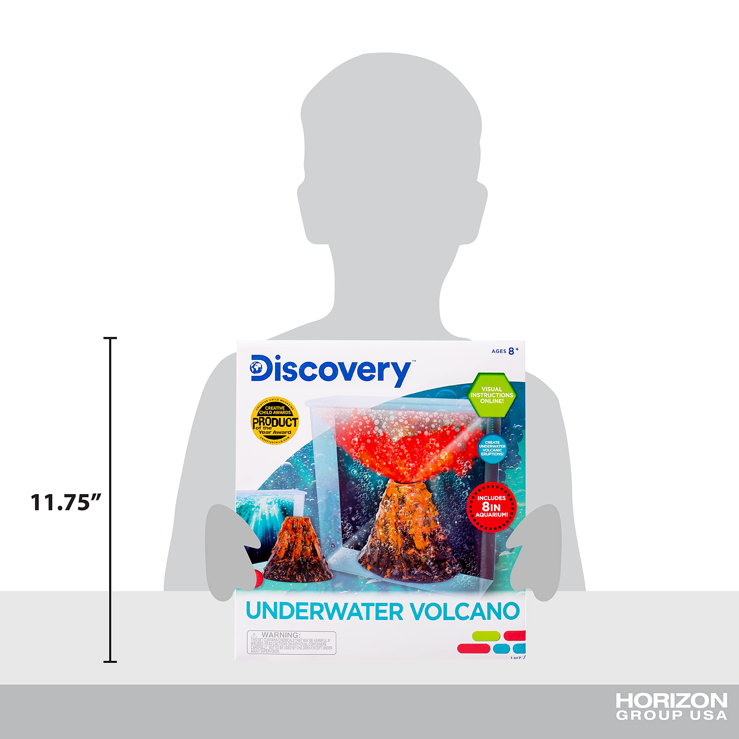 Discovery Under Water Volcano Eruption - Lava Eruption Experiment – DIY Volcano - STEM Science Kit for Kids Ages 8 And Up 6