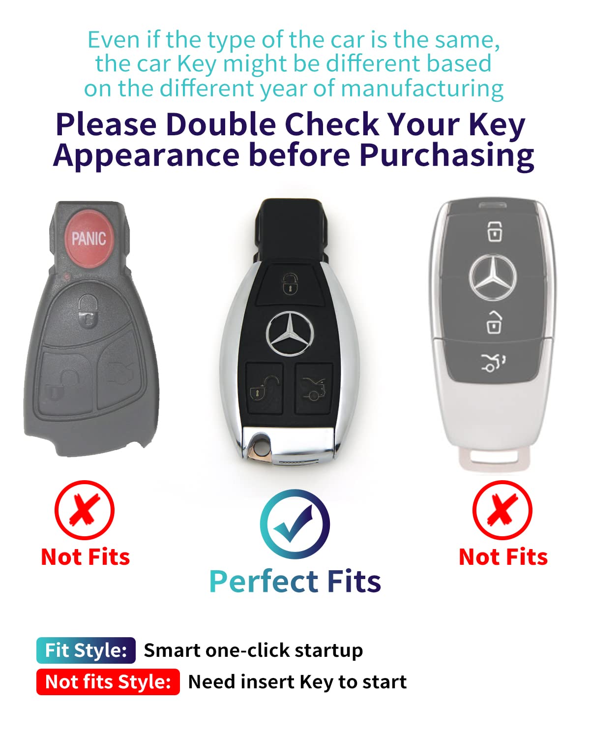 Creativity New Soft TPU Car Smart Key Case Suitable For Mercedes benz CLS CLA CLK G GL R SLK AMG A B C CL S SL M ML class Auto Cover Shell Accessories (silvery) 3