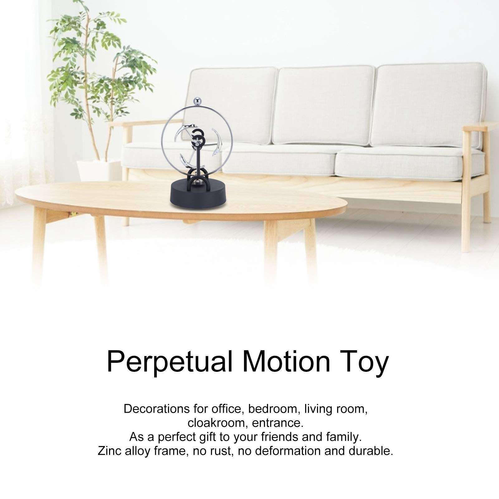 Crazy Sales Magnetic Perpetual Motion, Desk Decor Toy Magnetic Office Wear Resistant Decompression Toy for Bedroom 5