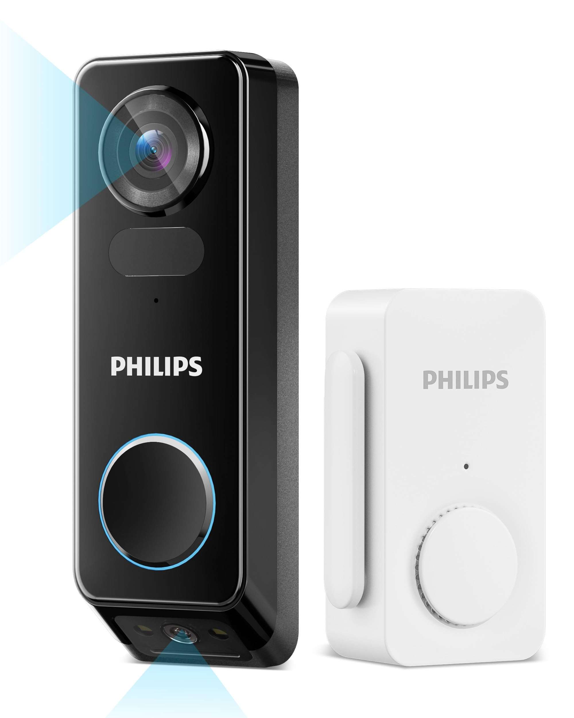 Philips Smart Lock + Wireless Dual Camera Video Doorbell, Smart Bluetooth Deadbolt, App Remote Control, 2K HD Doorbell Camera, No Monthly Fee 4