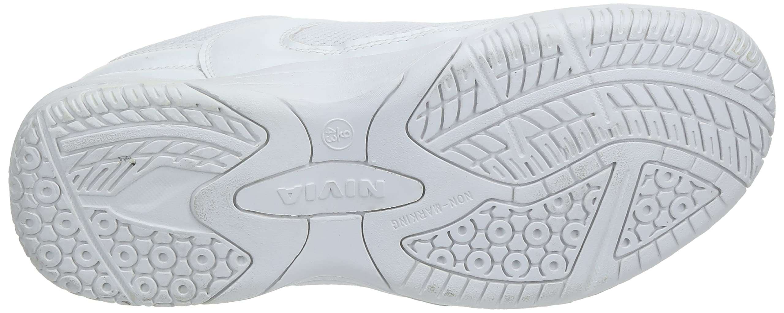Nivia School Shoe for Kids/Durable/Anti-Skid/MESH with Superlight Lightweight Formal Shoe- SIZE-06 (White) 6