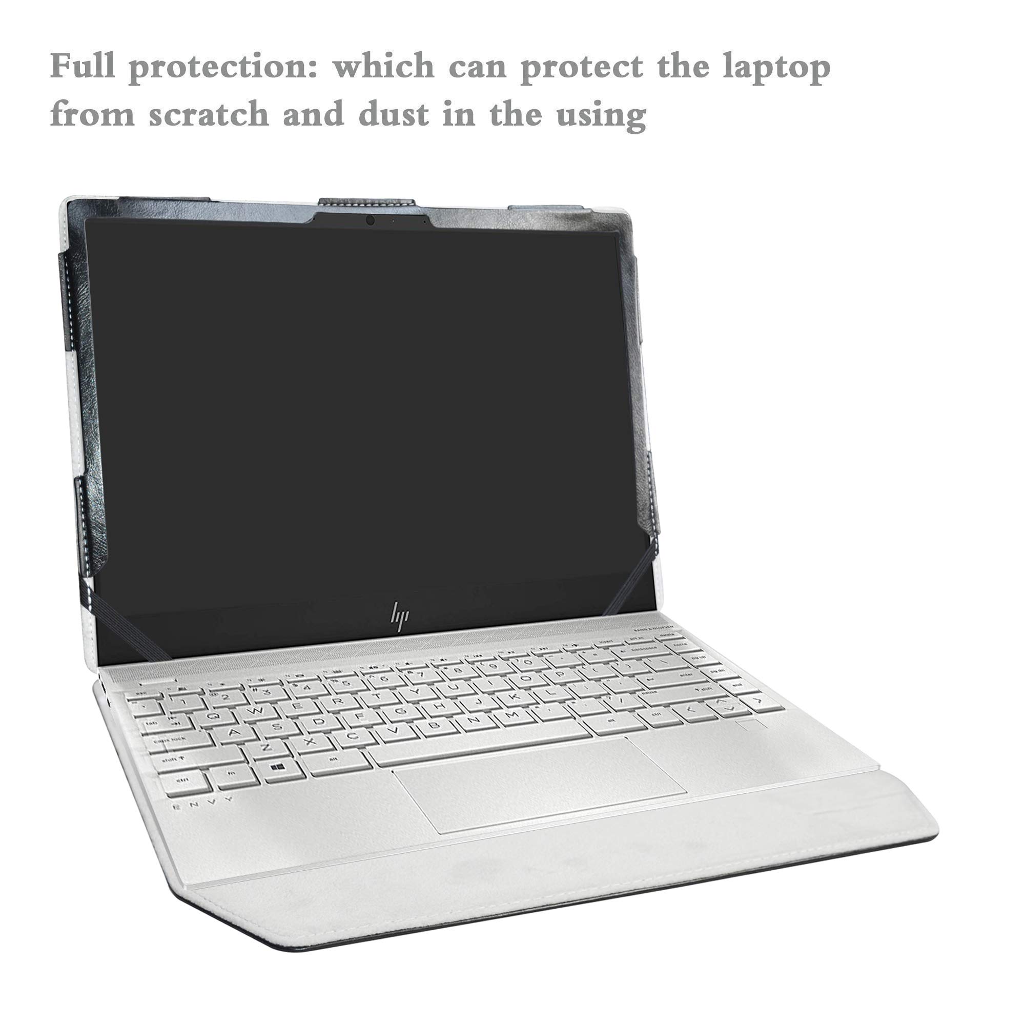 Alapmk Protective Case Cover for HP Pavilion Aero 13-bgXXXX/Pavilion Aero 13 13-beXXXX & ProArt PX13 HN7306 HN7306WV & MSI Prestige 13 AI+ Evo A2VMG/Prestige 13 AI Evo A1MG 13.3" Laptop,Black 5