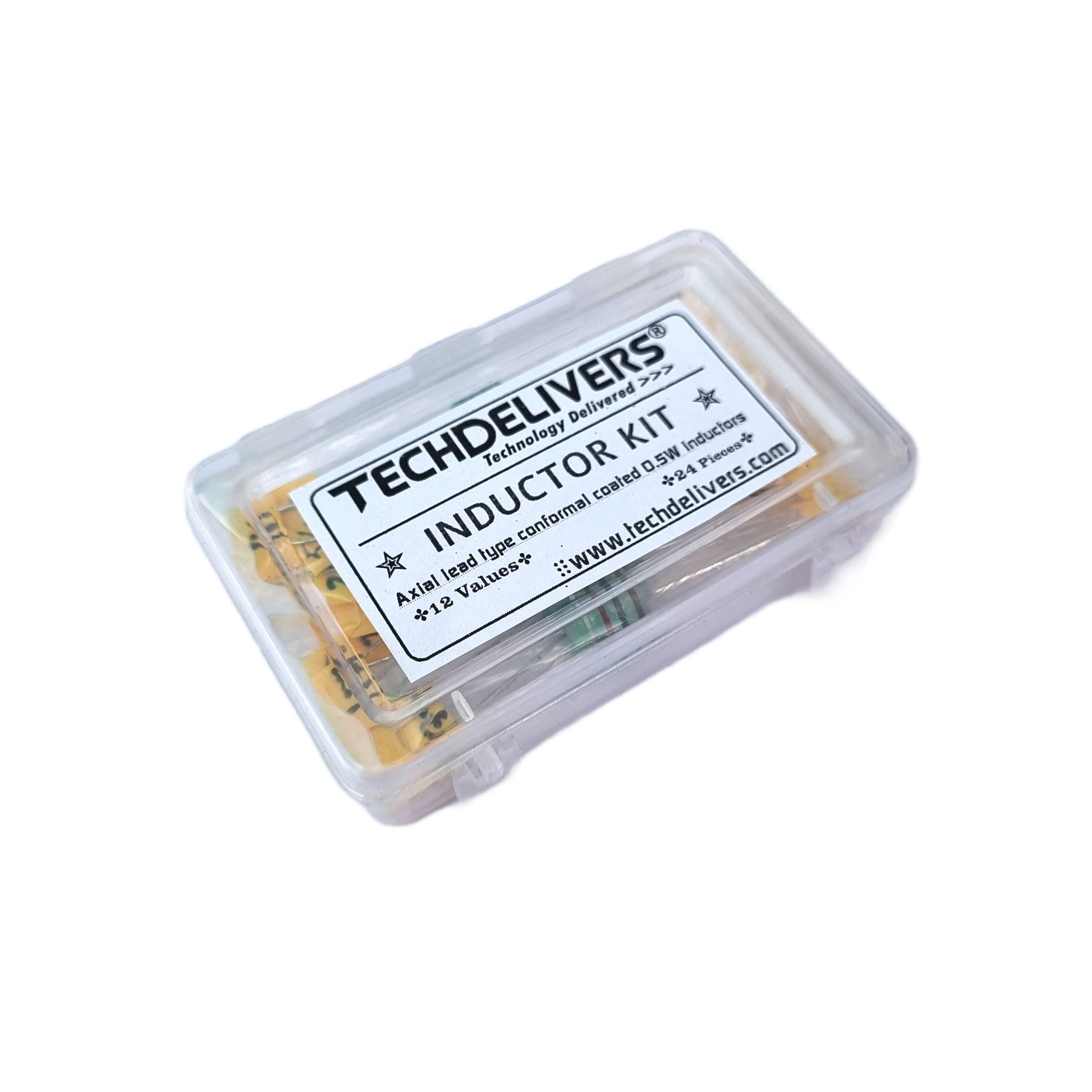 TECHDELIVERS® Inductor Assorted Kit 12-Values 24-Pieces 1