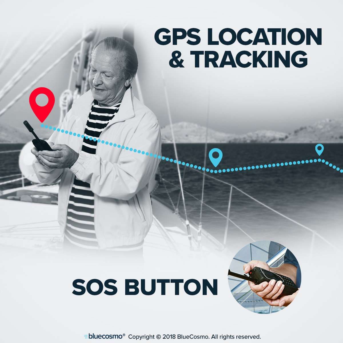 BlueCosmo Iridium Extreme Satellite Phone & 1200 Minute 2 Year Global Prepaid SIM Card - Voice, SMS Text Messaging, GPS Tracking, Emergency SOS - Online Activation - 24/7 5