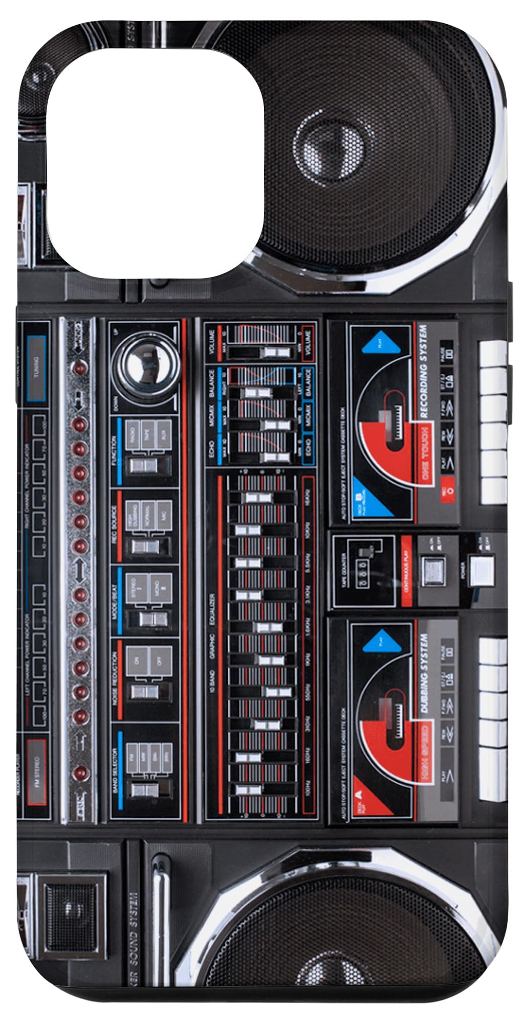 iPhone 12 Pro Max Vintage Boombox Retro 80s 90s Music Cassette Player Case 1
