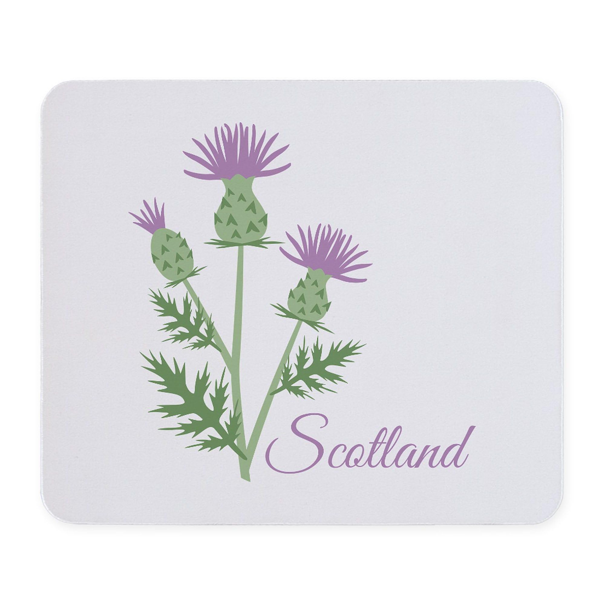 CafePress Thistle Flower Plant Scotland Mousepad Non-Slip Rubber Gaming Mousepad