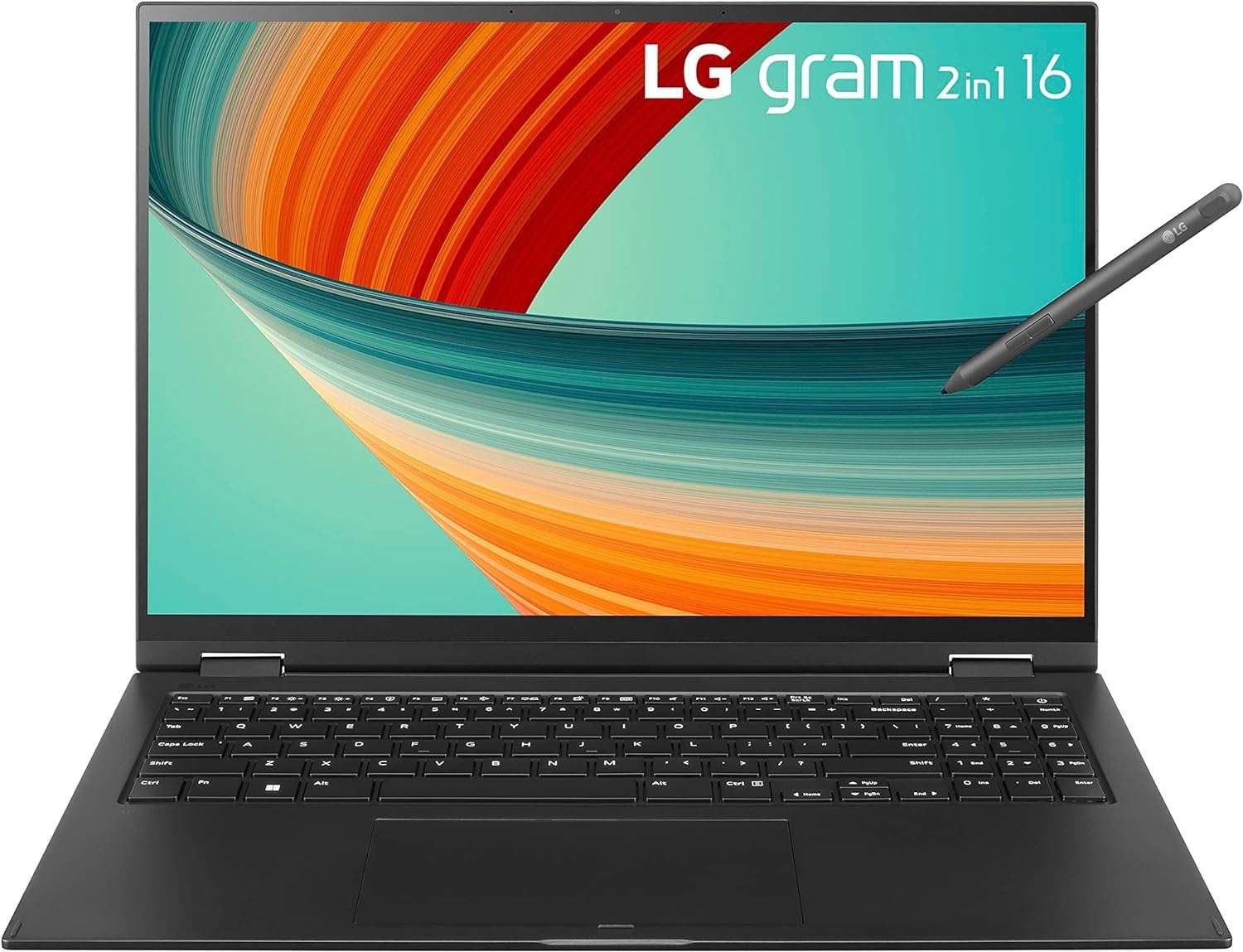 LG Gram 16 Ultra-Thin 2-in-1 Laptop 16" WQXGA IPS Anti-Glare Touchscreen Intel 12-Core i7-1360P 32GB RAM 1TB SSD Backlit Thunderbolt4 FHD IR Webcam Long-Lasting Battery w/Pen Win11 w/ICP Accessory 5