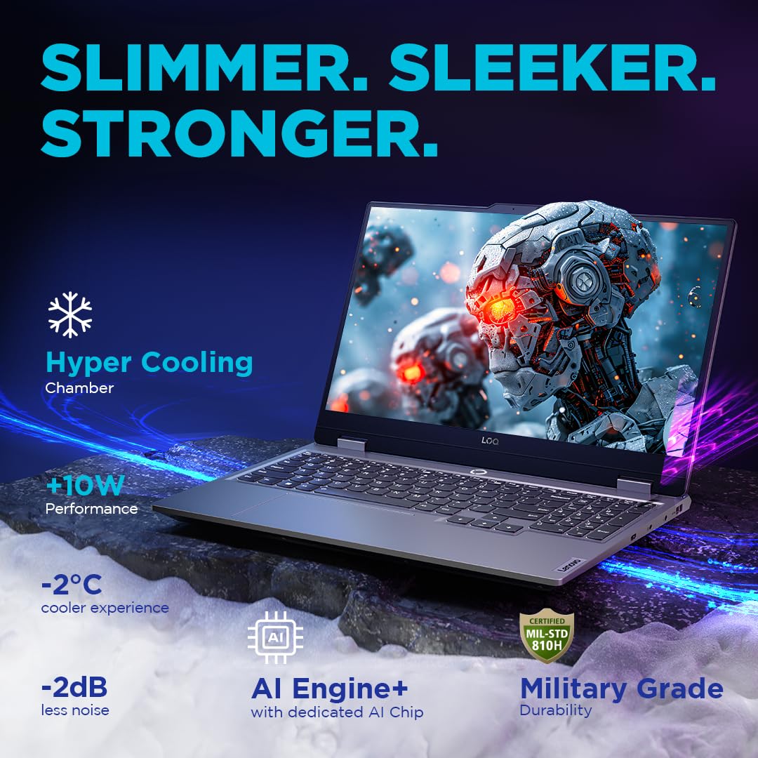 Lenovo LOQ 2024 Intel Core i5-12450HX 15.6" (39.6cm) 144Hz 300Nits FHD Gaming Laptop (8GB/512GB SSD/Win 11/Intel Arc A530M 4GB Graphics/100% sRGB/3 Month Game Pass/2.4Kg), 83FQ0009IN + Legion Bag 3