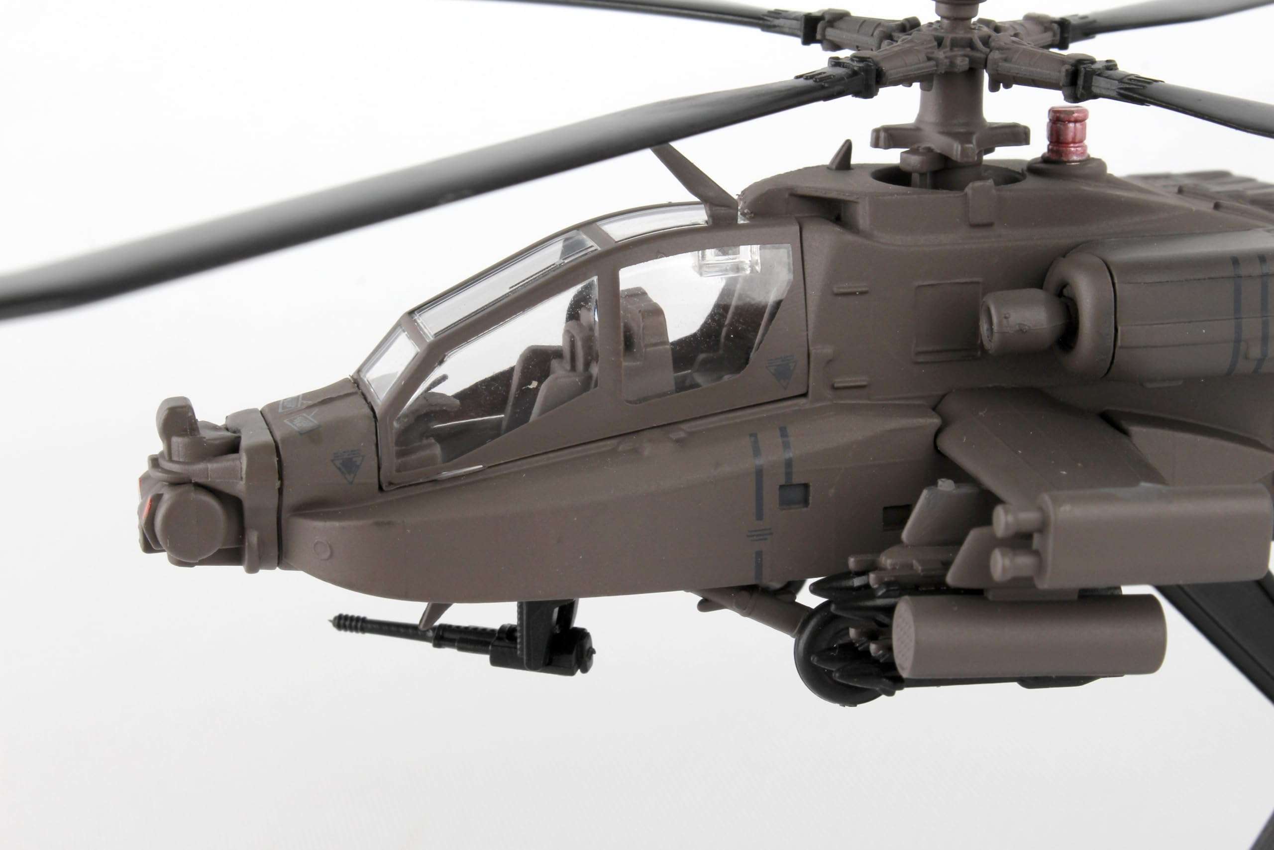 Daron Postage Stamp Boeing AH-64D Apache Longbow 1/100 Scale Diecast Display Model with Stand ,Medium 3