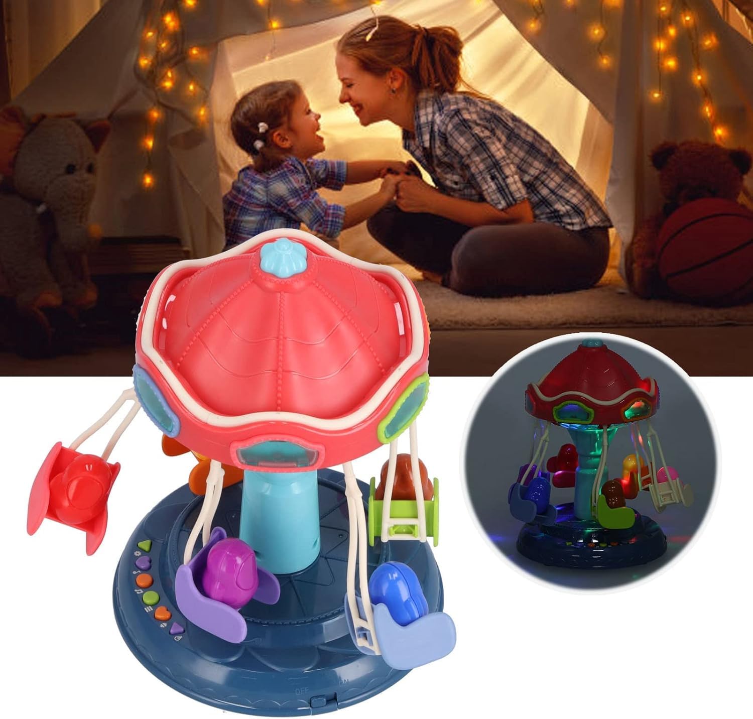 KITIKITTZ Ferris Wheel Educational Learning & Fun Toy with Clap Sensor,Light and Soft Music (HCCD ENTERPRSIE) 4