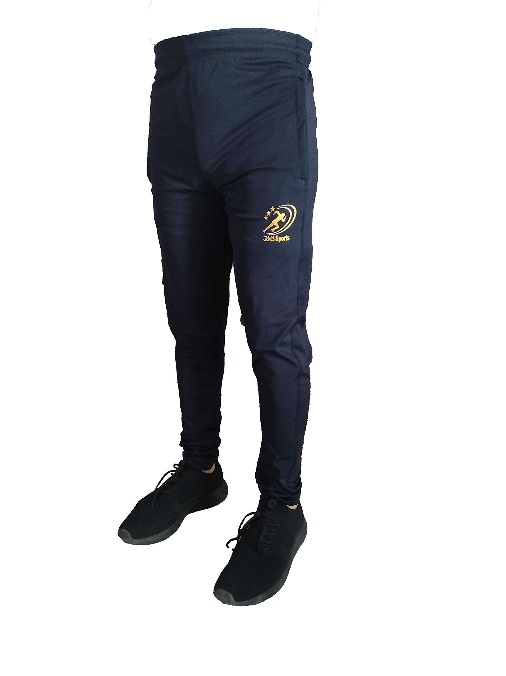 UV Creation Men's 4 Way Lycra Stretchable Regular Fit Track Pant Payjama (M, Blue) 3