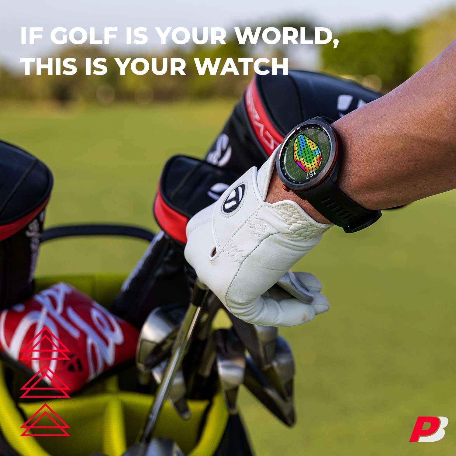 Garmin Approach S70 (Black, 47mm) Golf GPS Watch - AMOLED Display, Virtual Caddie & Playslike Distance - Gift Box Bundle with PlayBetter Screen Protectors, Wall Adapter & Hard Case 4