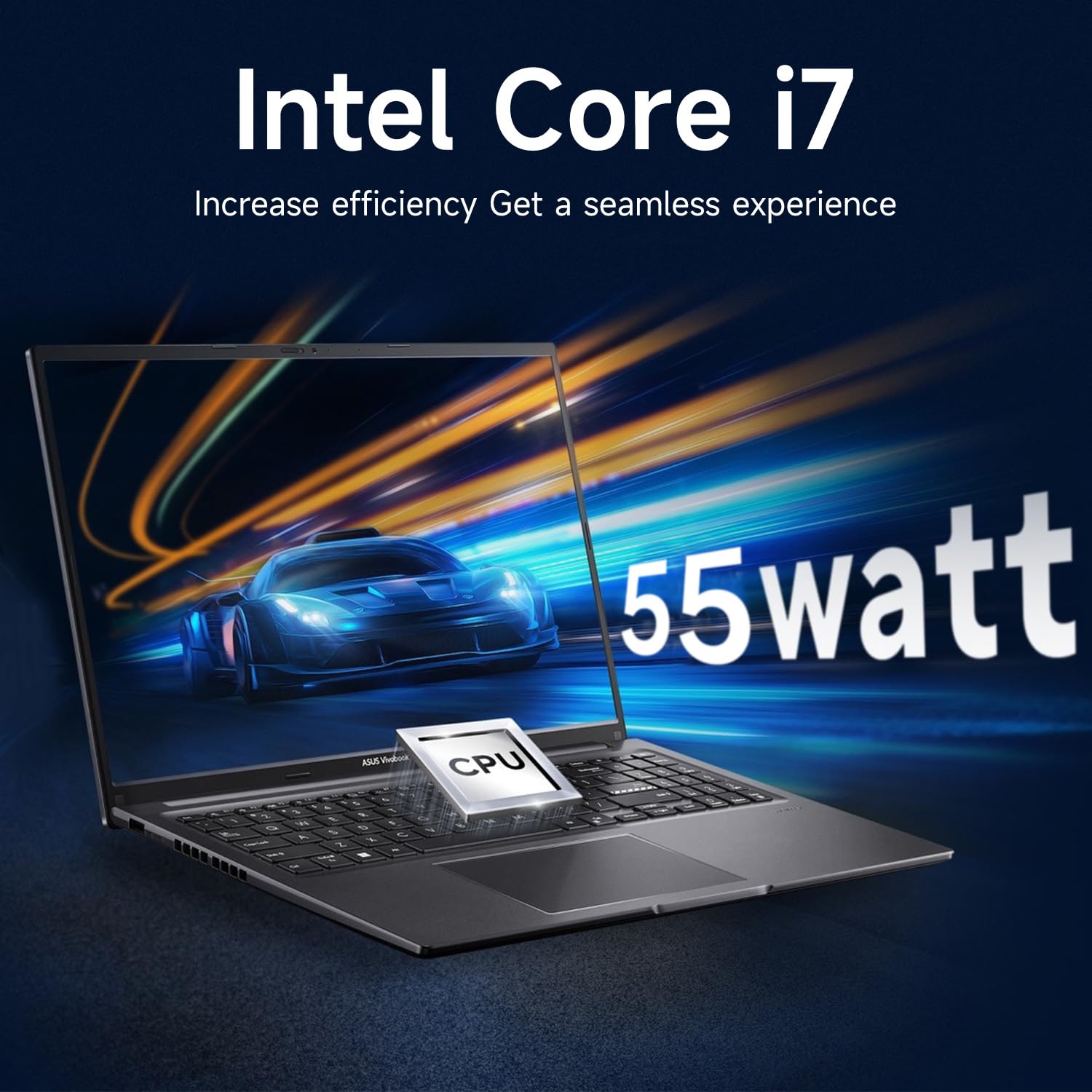 ASUS Vivobook 16 F1605 Laptop, 16" WUXGA (1920 x 1200), Intel i7-1355U, 24GB RAM, 1TB SSD, Bundle with PCO Notebook Folding Radiator, Laptop Cooler 3