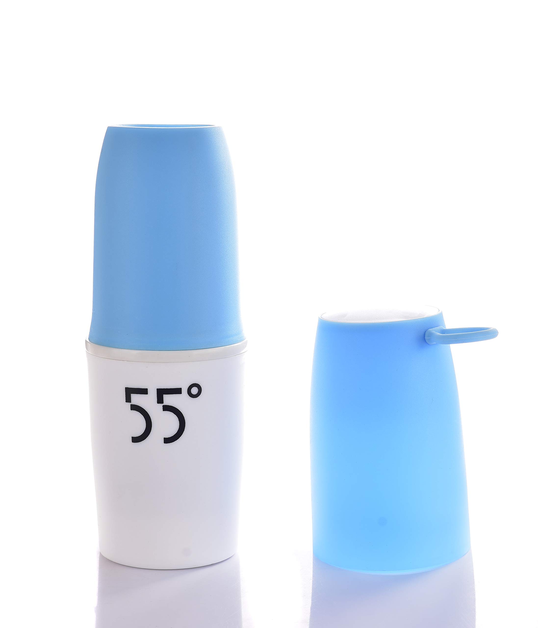 IRIS Shake Cup Stay Constant 55 Degree Water Cup Rapid Cooling Temperature to 131 Degree Fahrenheit Stainless Steel Water Bottles 4