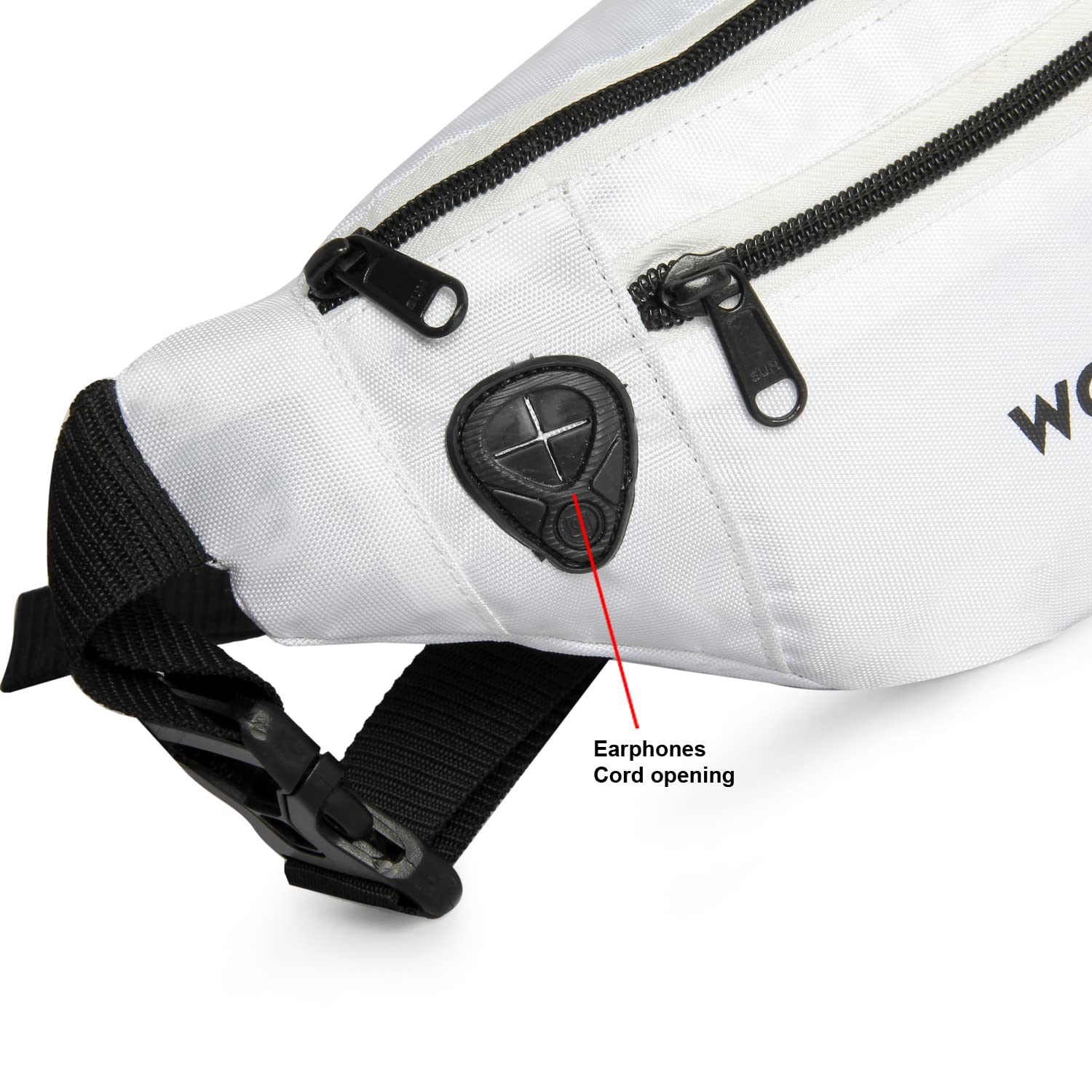 worldstar Fanny Pack for Women Water Resistant Hiking Rock Waist Bag Pack for Running Walking Traveling(White) 5
