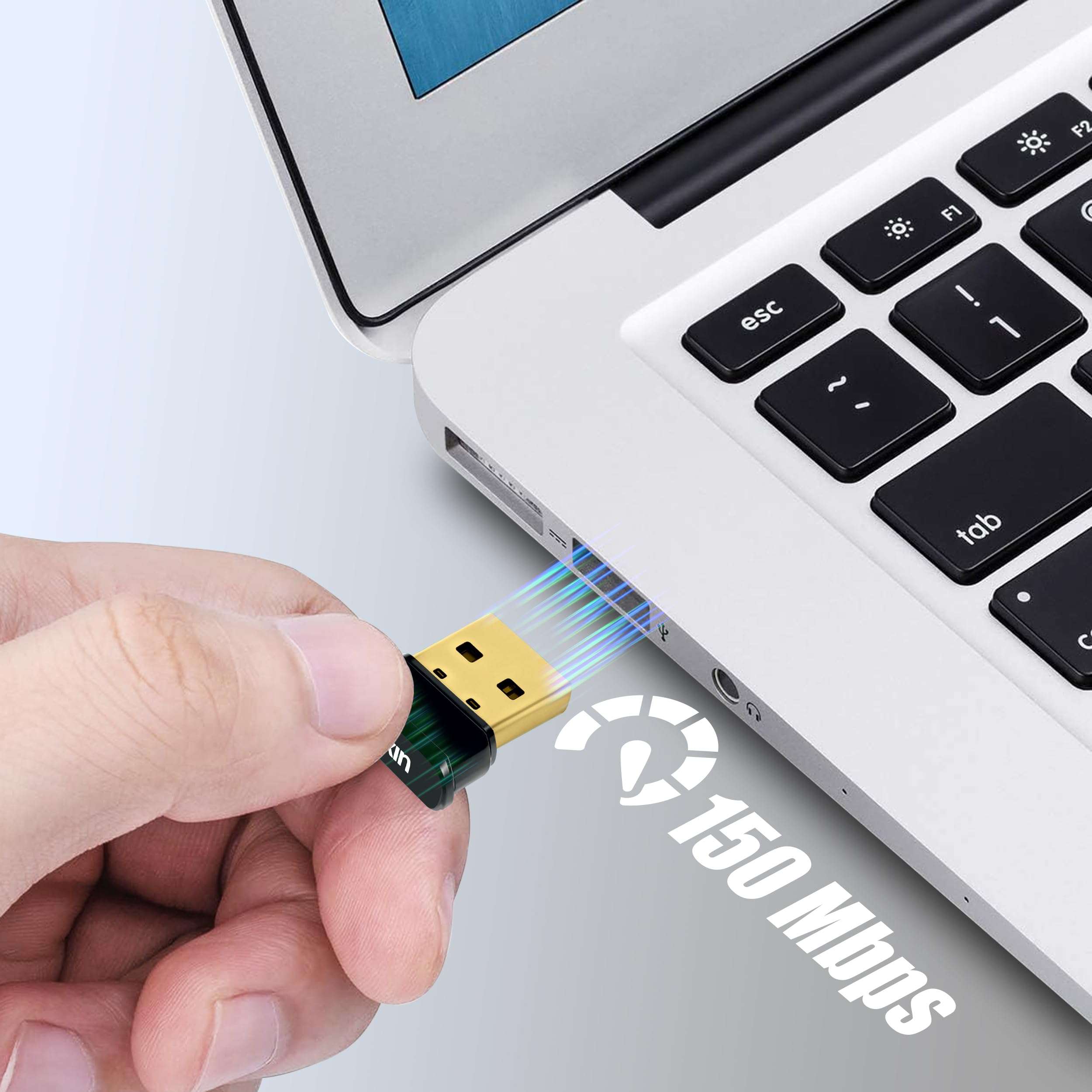 Foxin Nano 150 mbps Wireless USB Wi-Fi Adapter for PC, Desktop, Laptop | Mini WiFi Dongle Compatible with Windows, Mac Os & Linux Kernel | Advanced Security WPA/WPA2 encryption Standards | 150 mbps 4