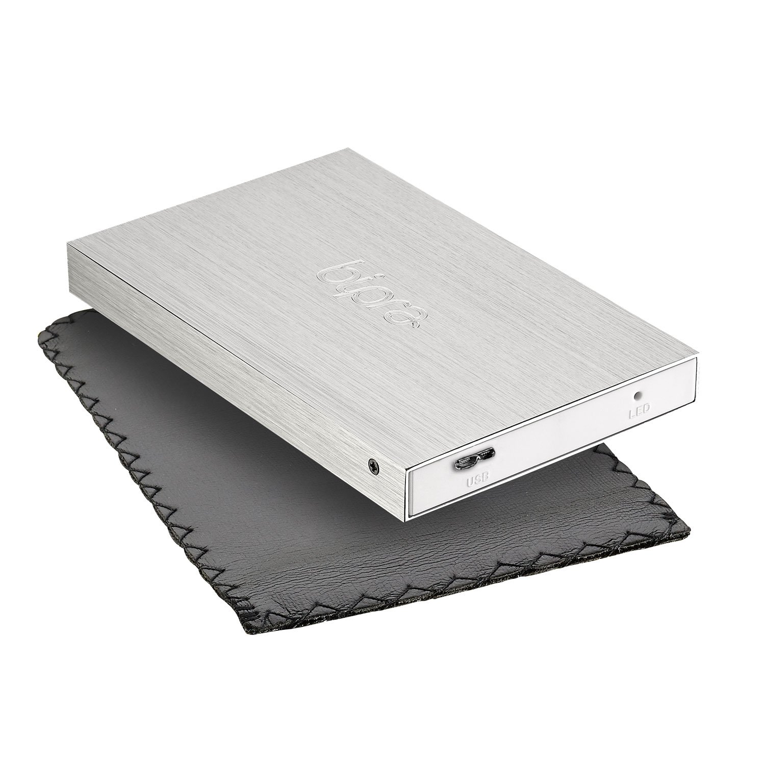BIPRA 80GB 80 GB USB 3.0 2.5 inch NTFS Portable External Hard Drive - Silver 6
