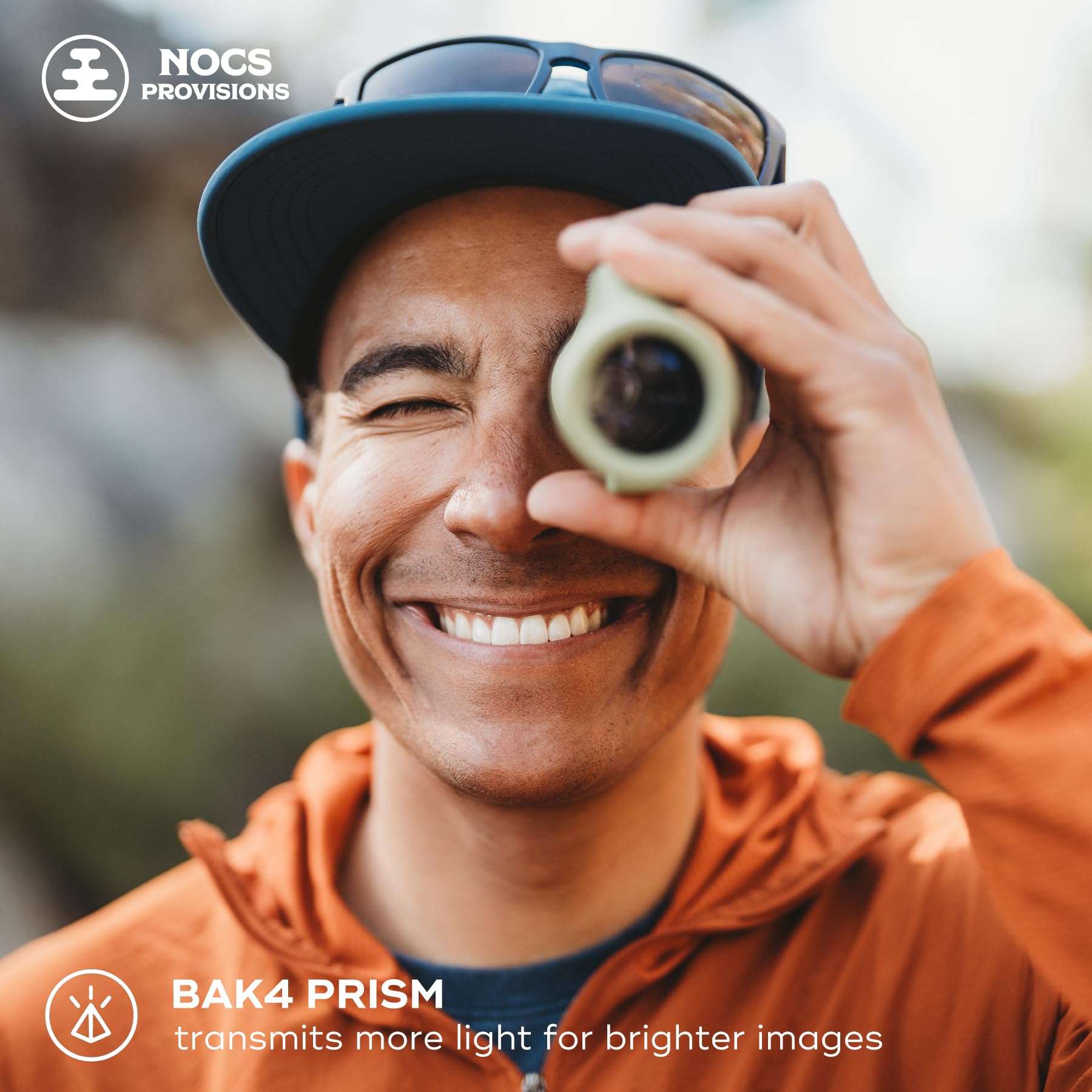 Nocs Provisions Field Tube 10x32 Waterproof Monocular, 10X Magnification Telescope, Bak4 Prism, Wide Field of View for Bird Watching, Backpacking & Wildlife Viewing - Ponderosa Green 6