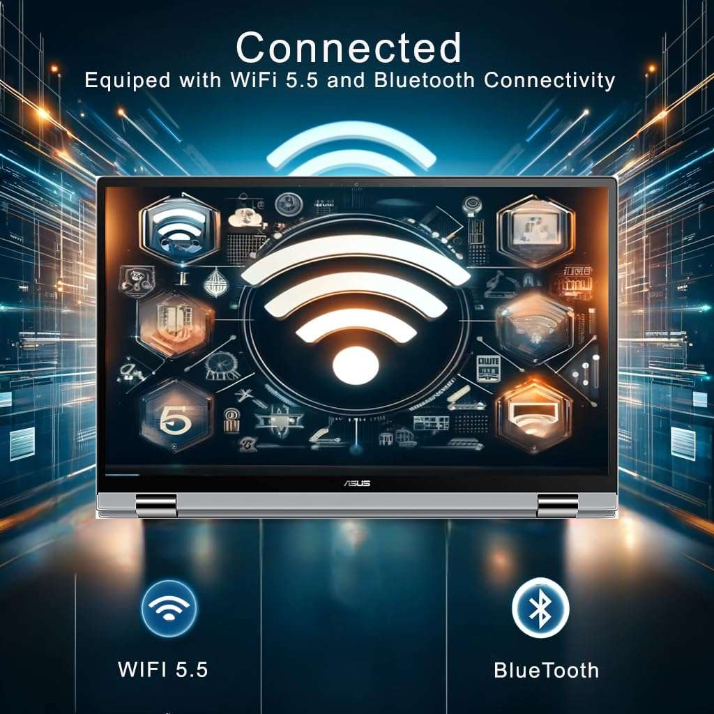 ASUS Zenbook 2-in-1 Laptop, 15.6" FHD (1920 x 1080) Touchscreen Display, AMD Ryzen 7 5700U (Beats i9-10885H) Processor, 8GB RAM | 2TB PCIe SSD, NVIDIA GeForce MX450, Backlit Keyboard, Windows 11 Pro 2