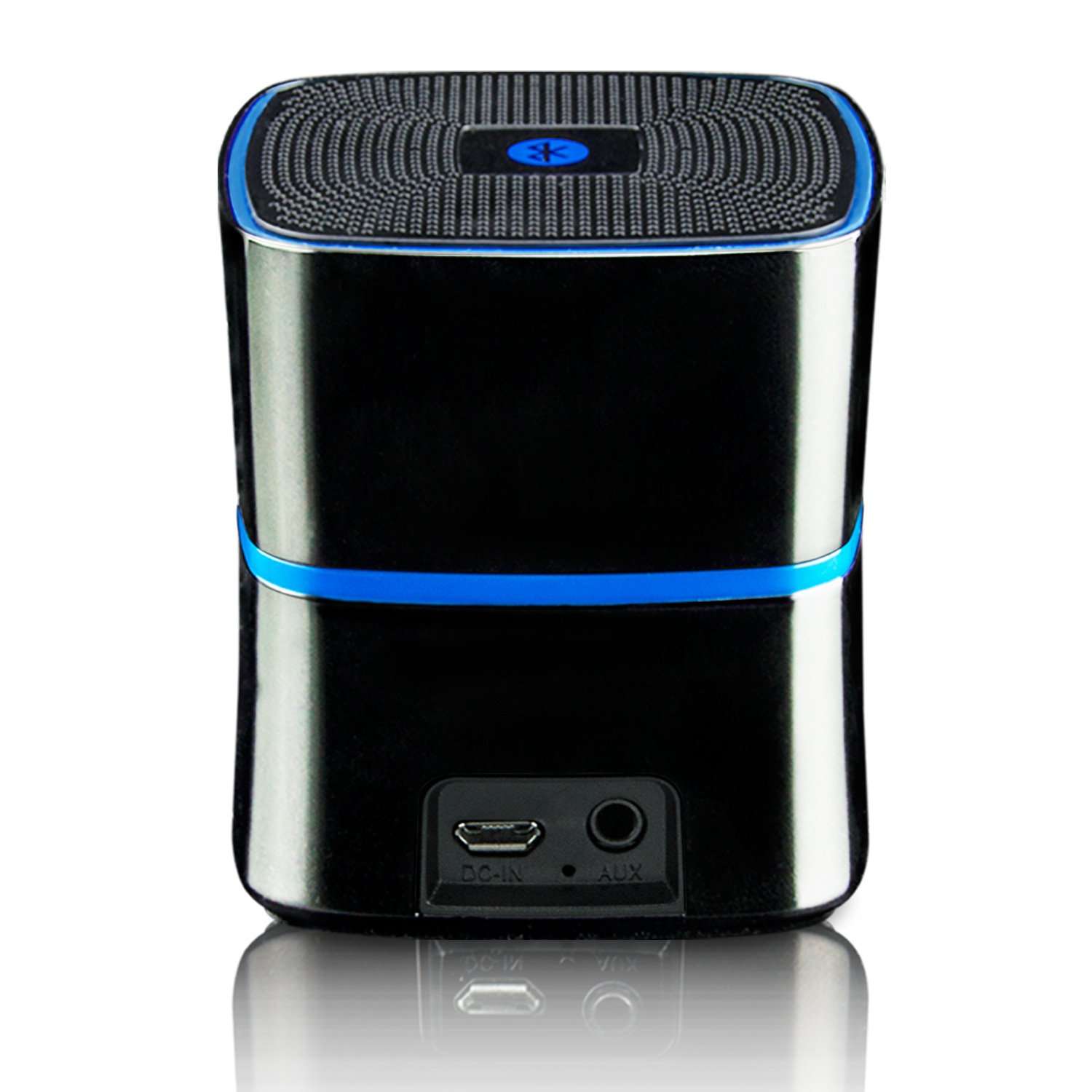 Turcom TS-450 5 Watt Power Enhanced Bass Portable Wireless Bluetooth Speaker, with Latest Bluetooth 4.0 Technology, 8-12 Hour Playtime, Rechargeable Lithium-Ion Battery, Built-in Digital Microphone, Premium Zinc Alloy Shell Speaker, Titanium Gray 2