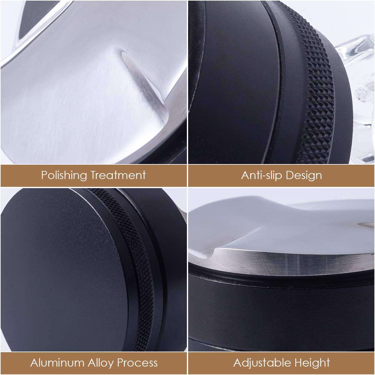 Coffee Distributor 51mm Espresso Distribution Tool,Coffee Distributor Tool,Espresso Distributor,Coffee Distributor Leveler (51mm) 5