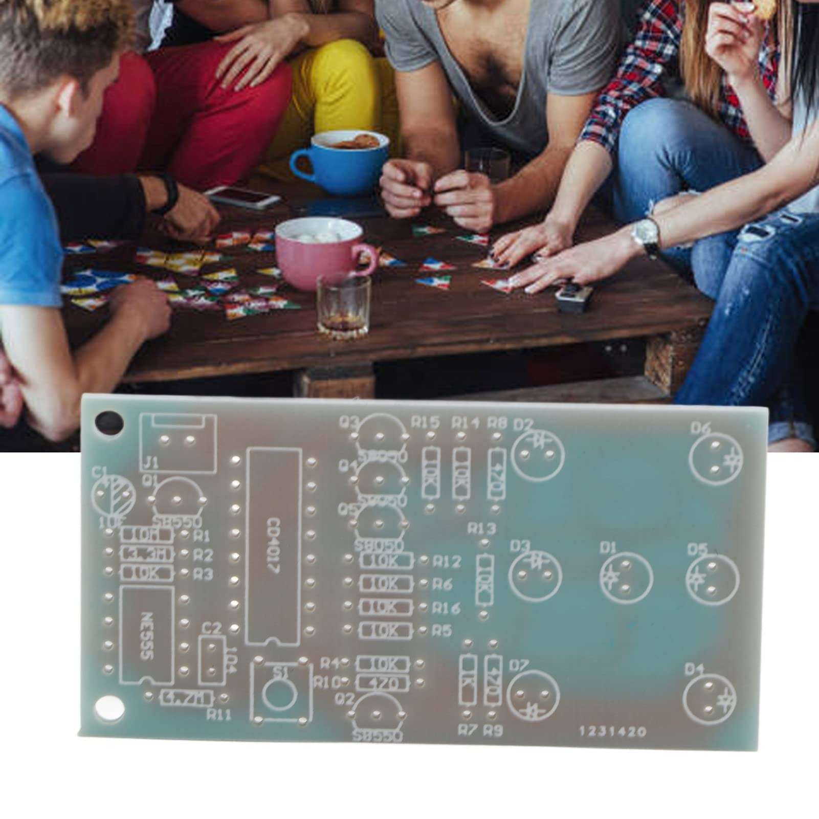 4.5~5V Electronic Dice Set, DIY LED Dice Set for Fun, Electronic Production, DIY Electronics Set, DIY Electronics Set 6