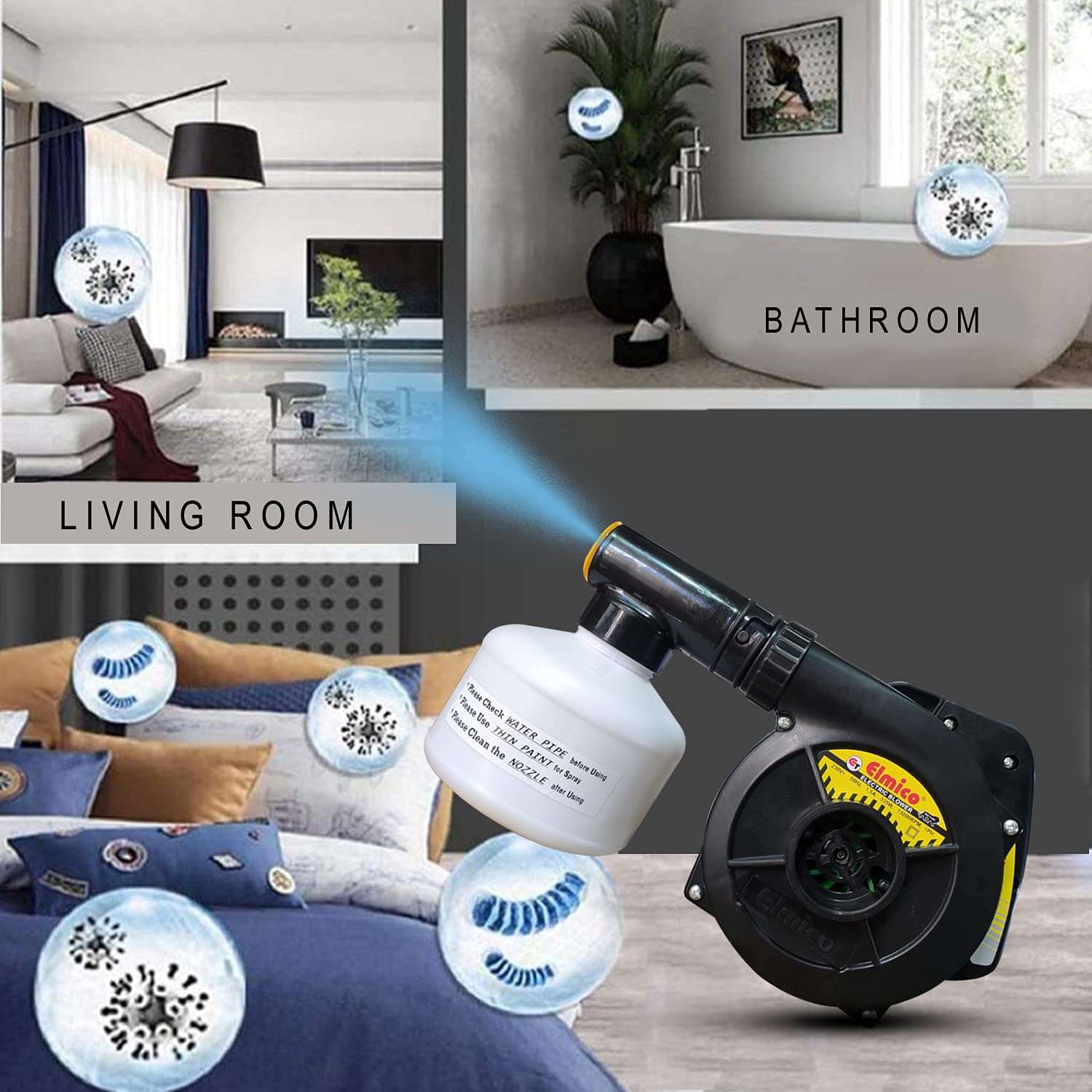 Elmico 700W Portable Sprayer/Sprayer Portable Disinfection Machine for Aerial Fumigation/Sprayer (Aerial Disinfectant) 3