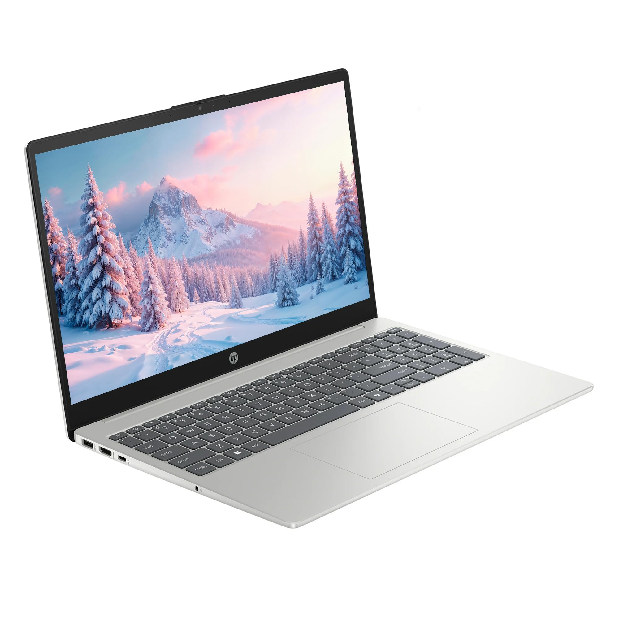 HP 15.6" Touchscreen Laptop Computer, 64GB RAM 2.5TB Storage (2TB SSD+512GB Docking Station Set), Intel Core i7-1355U, FHD 1920 x 1080 IPS Display, Copilot AI, Windows 11, SageNova Earphones, Silver 4