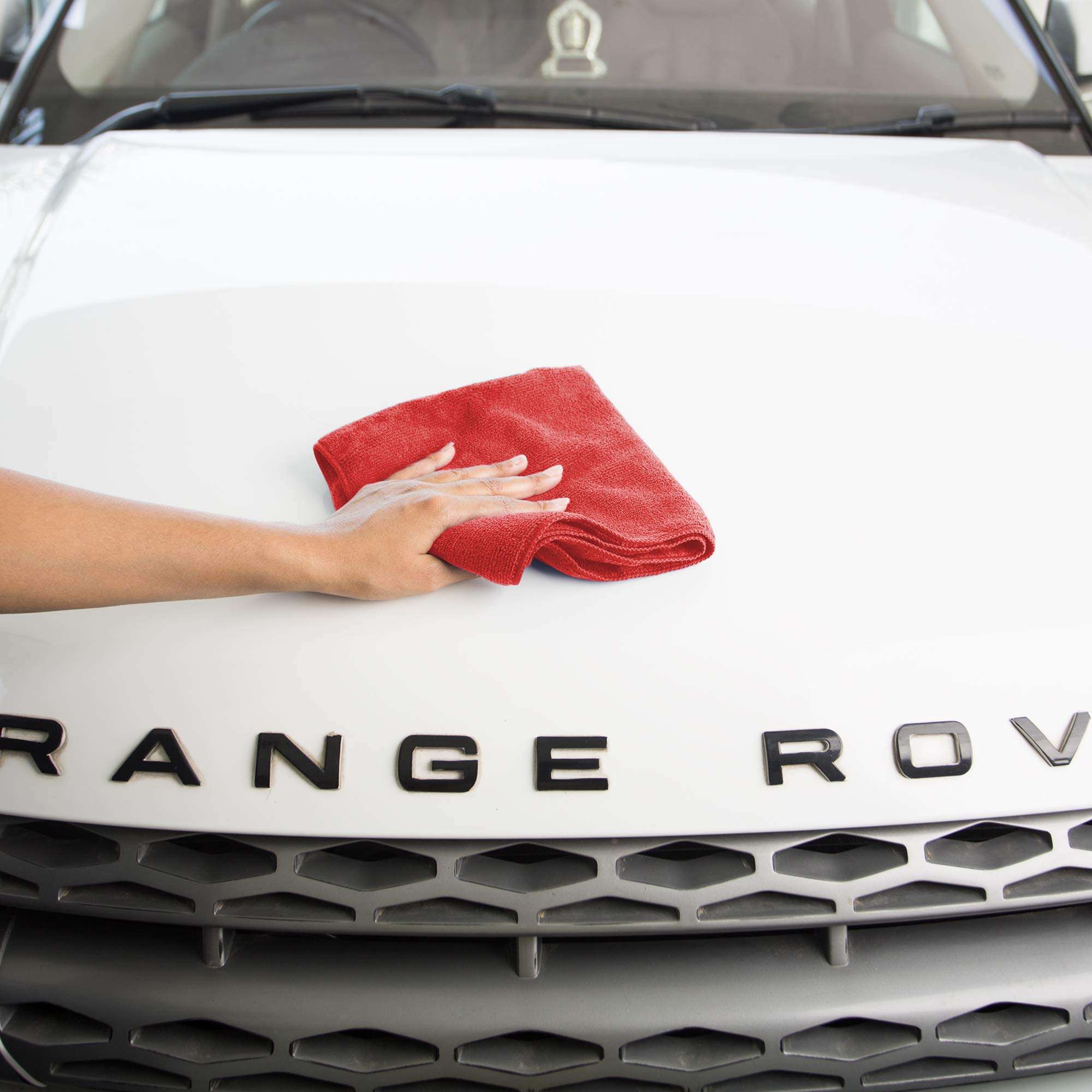 SOFTSPUN Microfiber Cloth - 10 pcs 40x40 cms 340 GSM Multi-Color! - Thick Lint & Streak Free Multipurpose Cloths - Automotive Microfibre Towels for Car Bike Cleaning Polishing Washing & Detailing 6