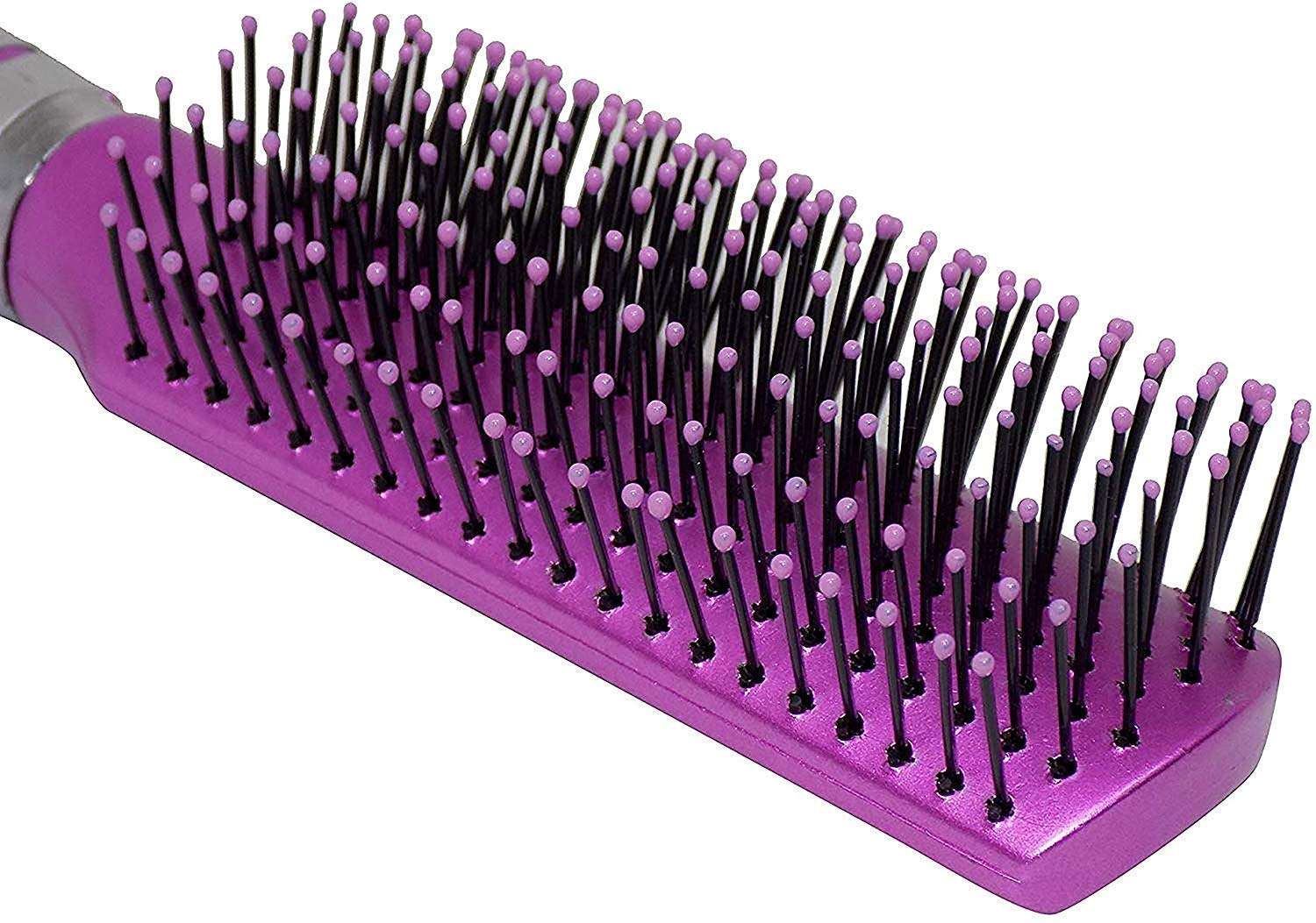 Ekan Flat Hair Brush with Dryer for Women And Girls Hair Accessories For Home & Travel, 30 gram pack of 1 6