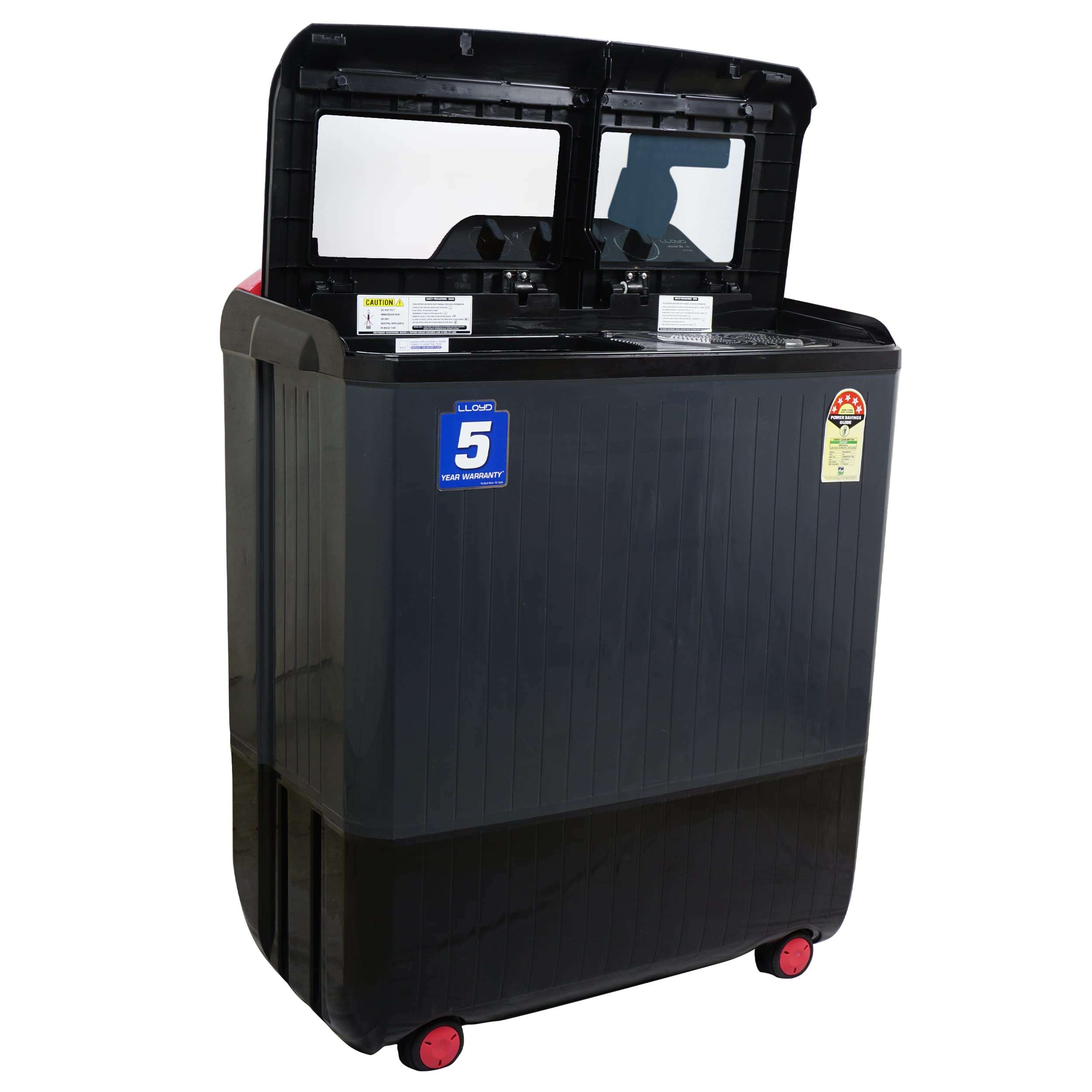 Lloyd 9 Kg 5 Star Semi-Automatic Top Loading Washing Machine (2022 Model- GLWMS90HPGEX, Pink & Grey ) 6