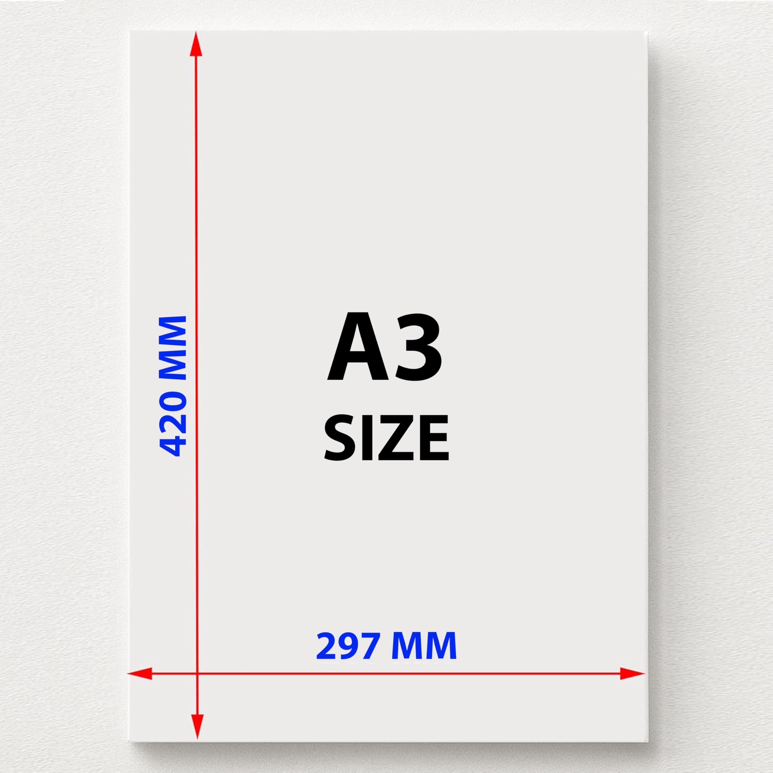Suvigya 100 Sheets, A3 Size Tracing Paper for Laser & Inkjet Printers, 100 GSM Premium Translucent Sheets for Digital Printing, Sketching & Overlays, 16.5x11.7 Inch, White 3