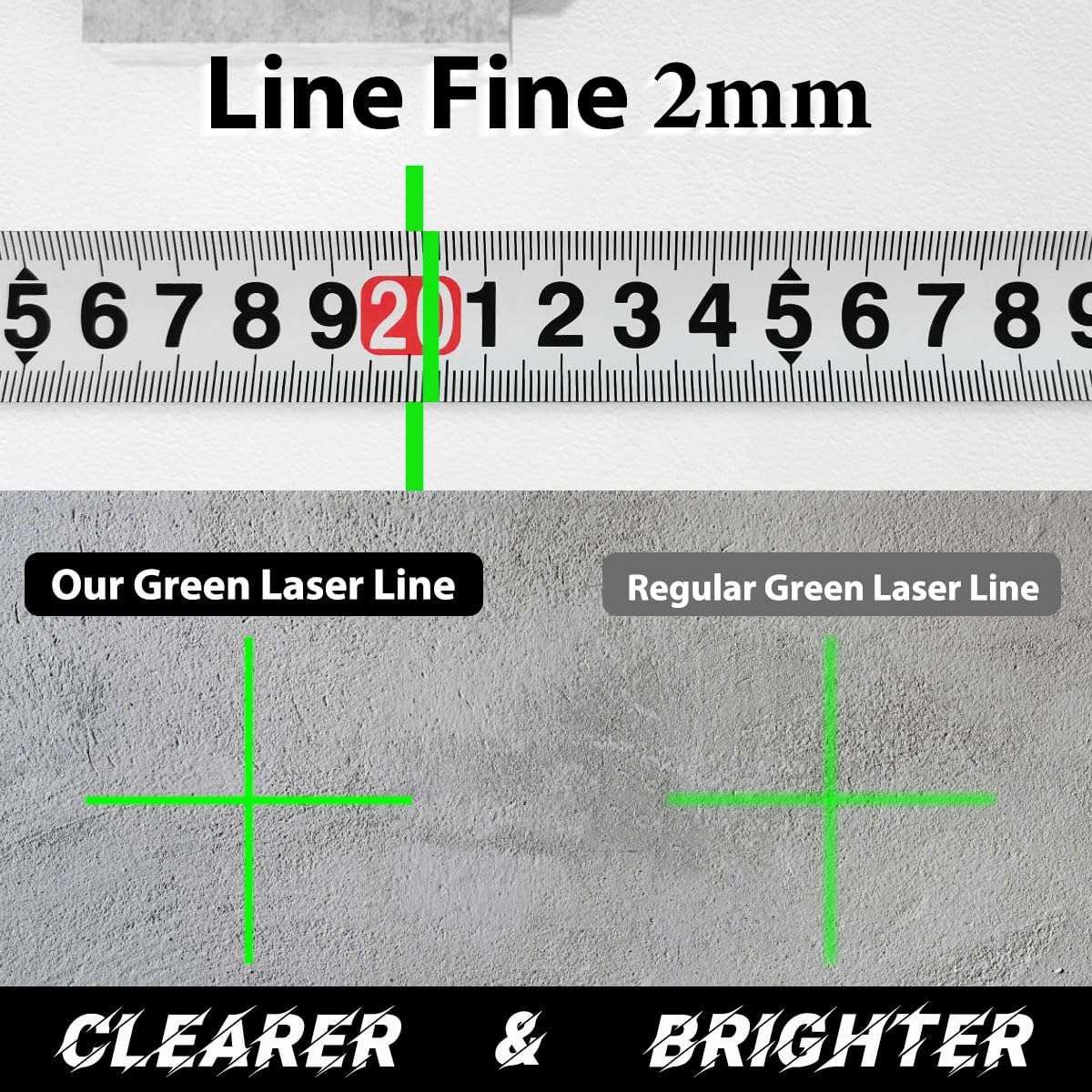 Takamine 16 Lines Green Laser Level Pro, 4x360° 4D Green Cross Line Professional for Construction, Two 360° Vertical and Two 360° Horizontal Laser Level Pulse Mode and Remote Controller 2