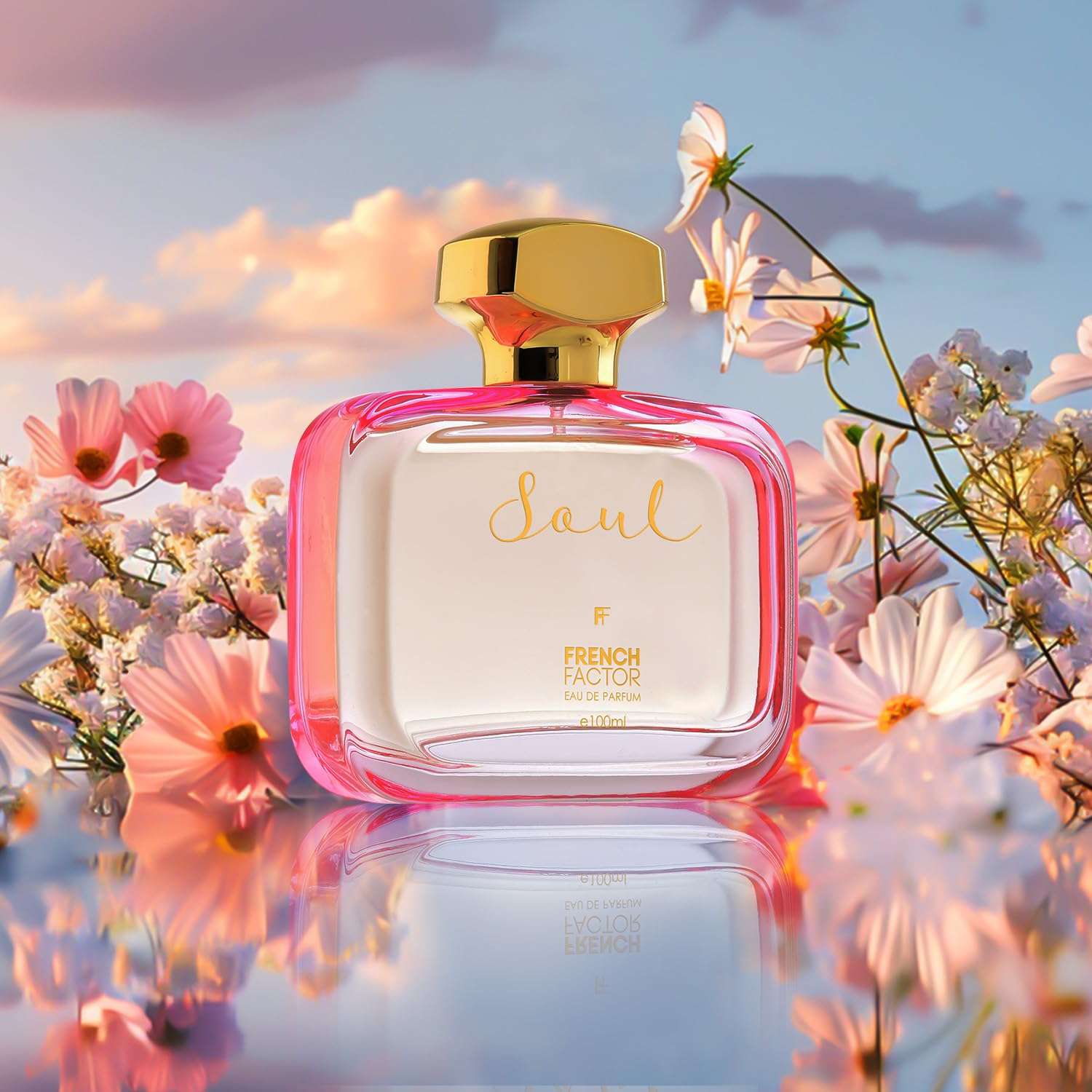 French Factor Soul Luxury Perfume For Women Long Lasting Eau De Parfum With Floral And Musk Notes Gift For Girls Made in India (Pack of 1, 100ml) 4