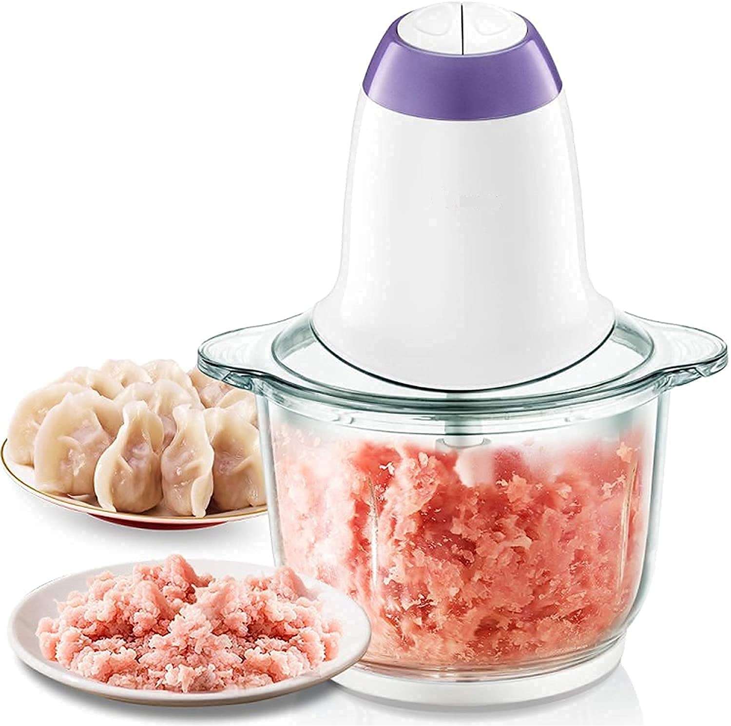 SPLIYA MART Meat Grinders Grater Chopper Fillings Maker Grinding Meat and Multipurpose Vegetable Juicer Electric Food Chopper with Stainless Steel Blade (Multicolor).