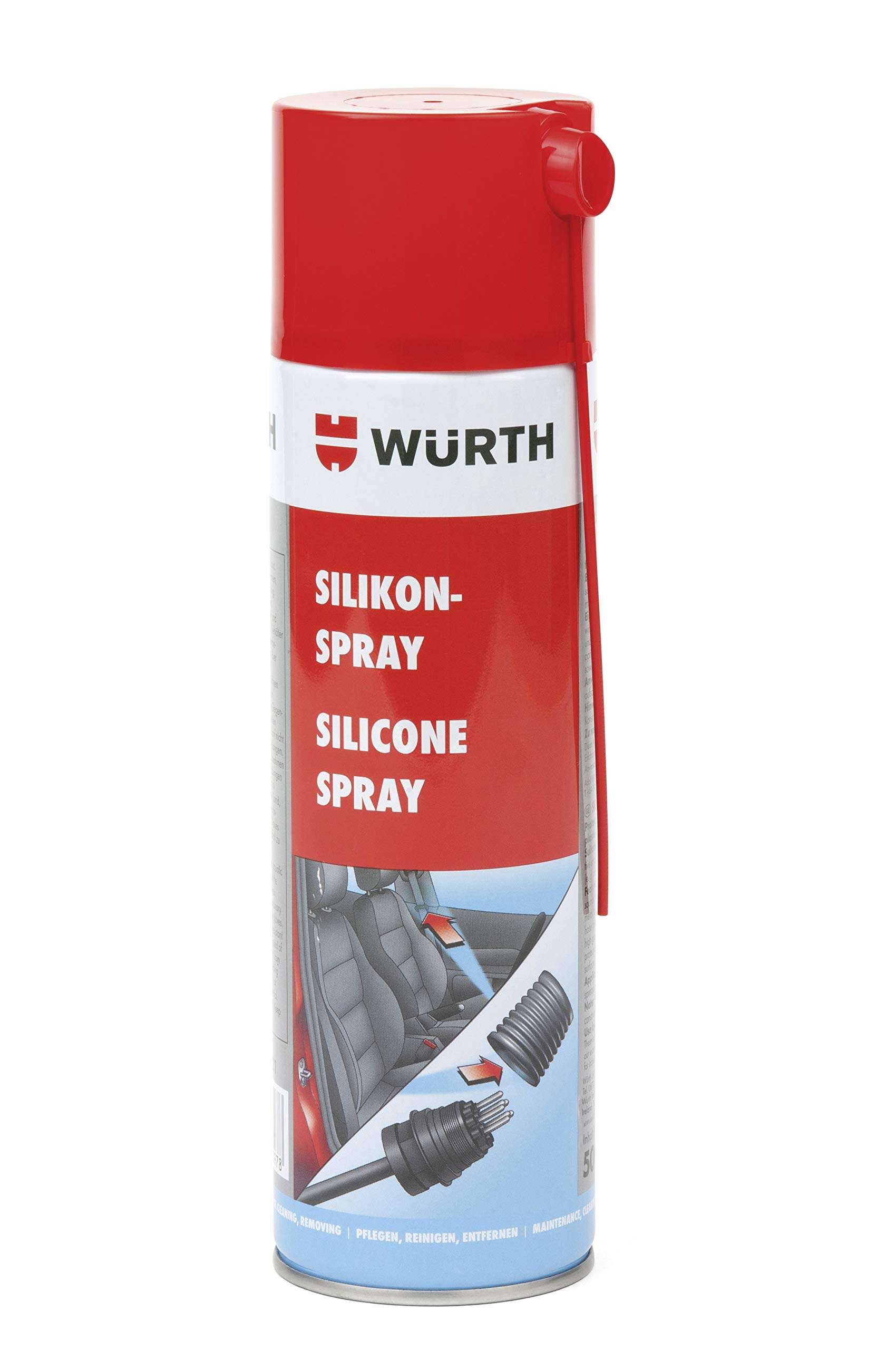 Wuerth 089322104512 Silicone Spray, 500 ml 1