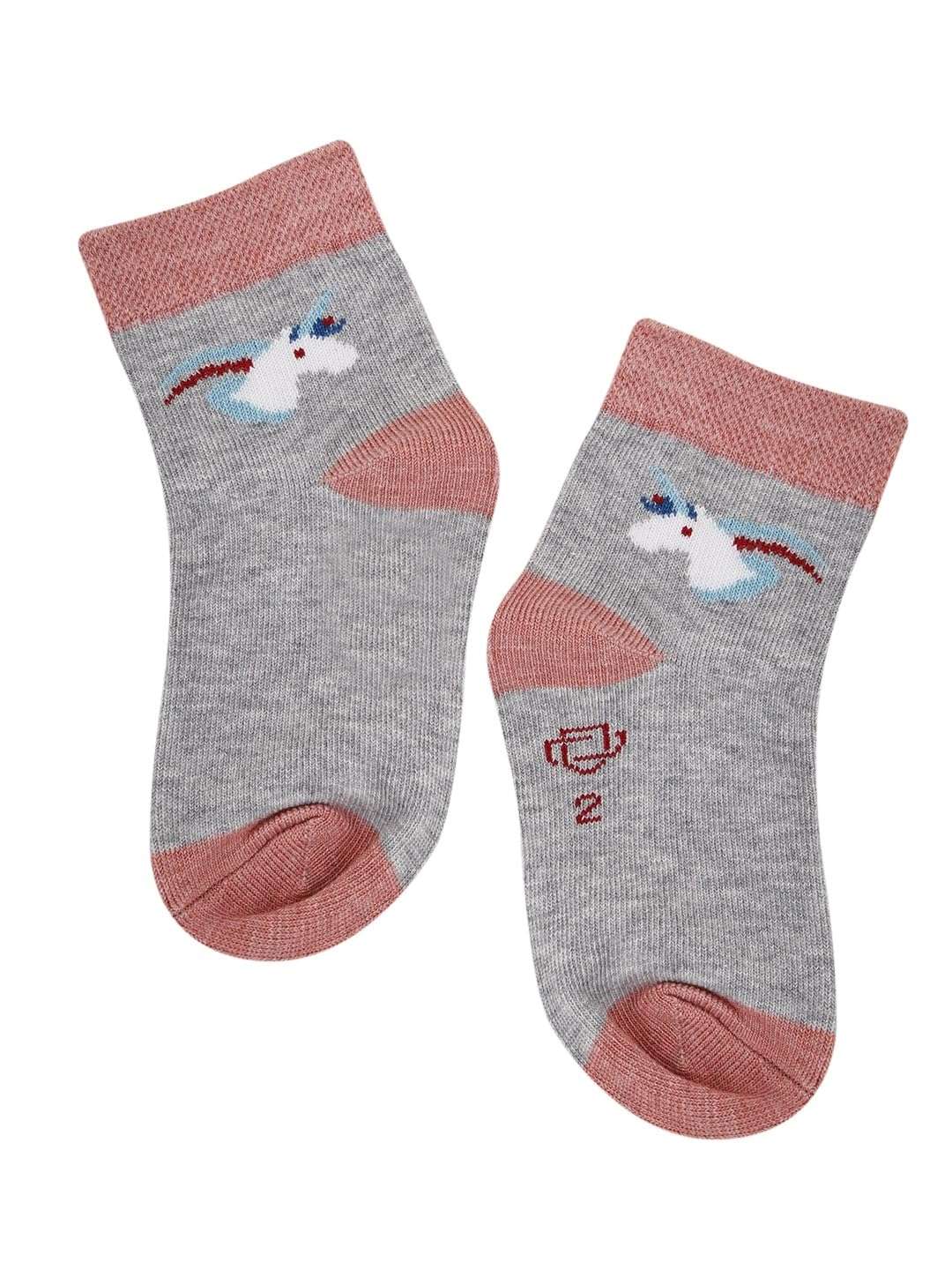 Dollar Kids Socks For Boys & Girls In Blended Cotton (Pack Of 3) 3