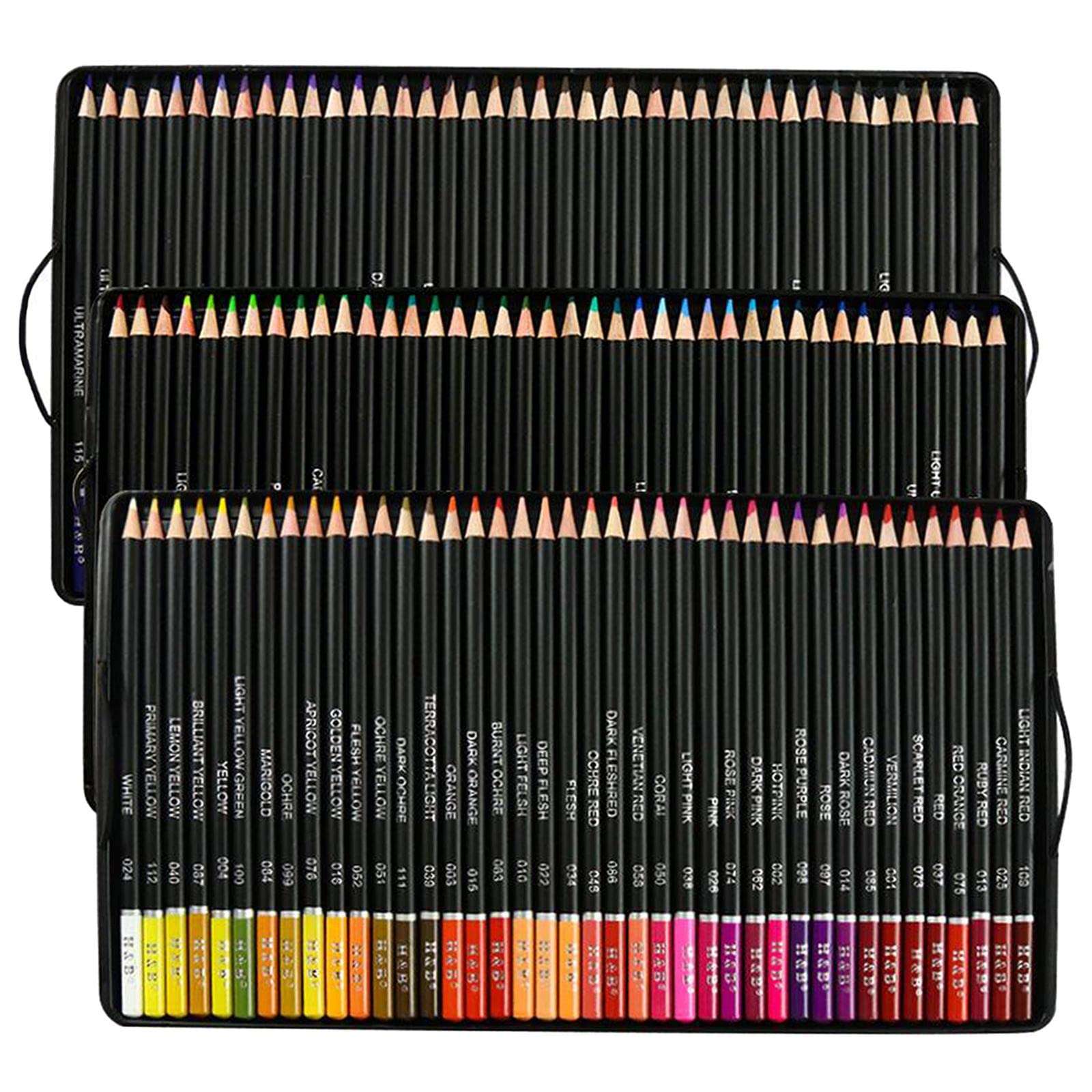 CALANDIS 72/120pcs Colored Pencils Sketching Drawing Painting Paint Graphite 120pcs 5