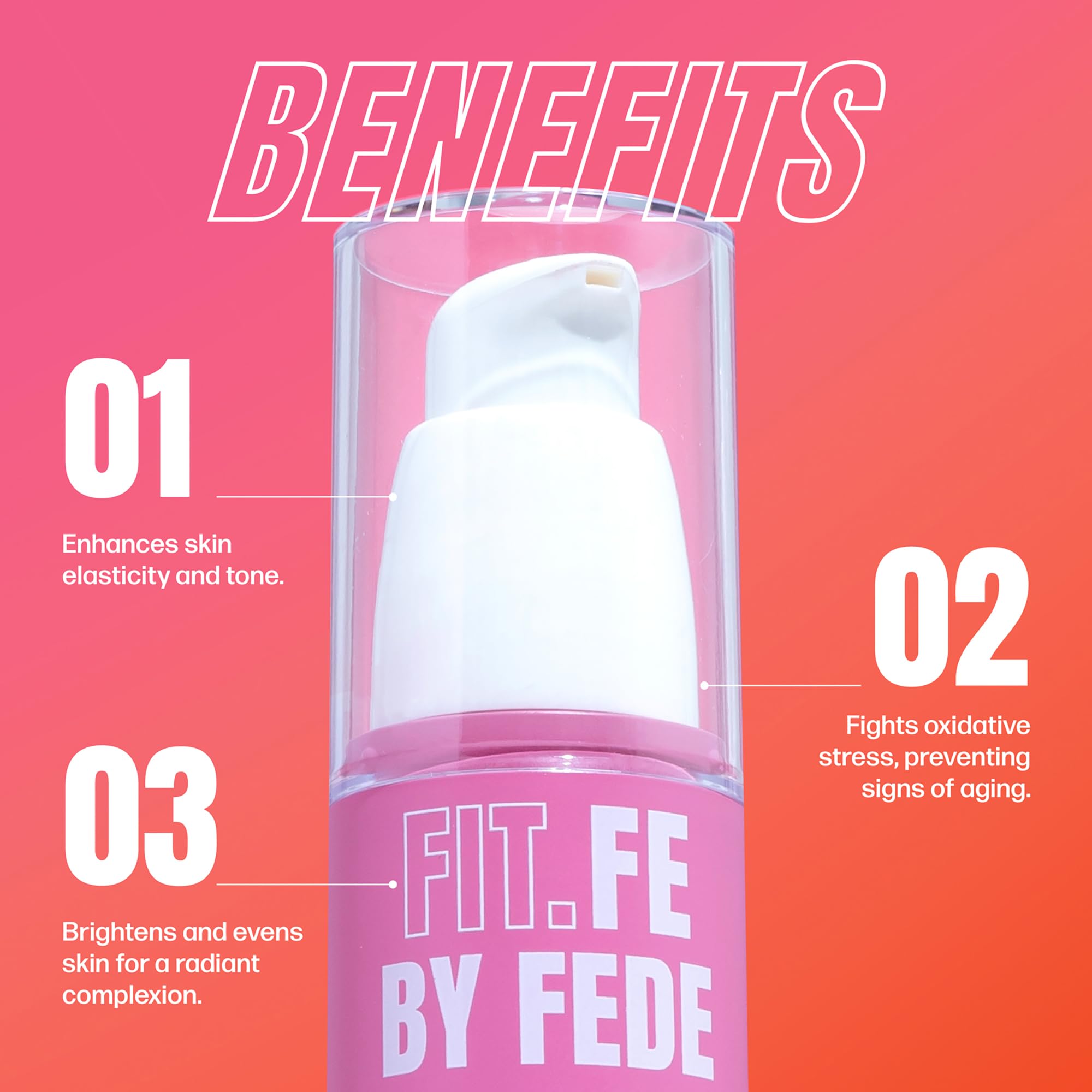 FIT.FE BY FEDE The Restorer Vitamin-Rich Facial Serum - Skin Care with Vitamin C Serum for Face - Vegan Facial Skin Care Products - 1 oz 6