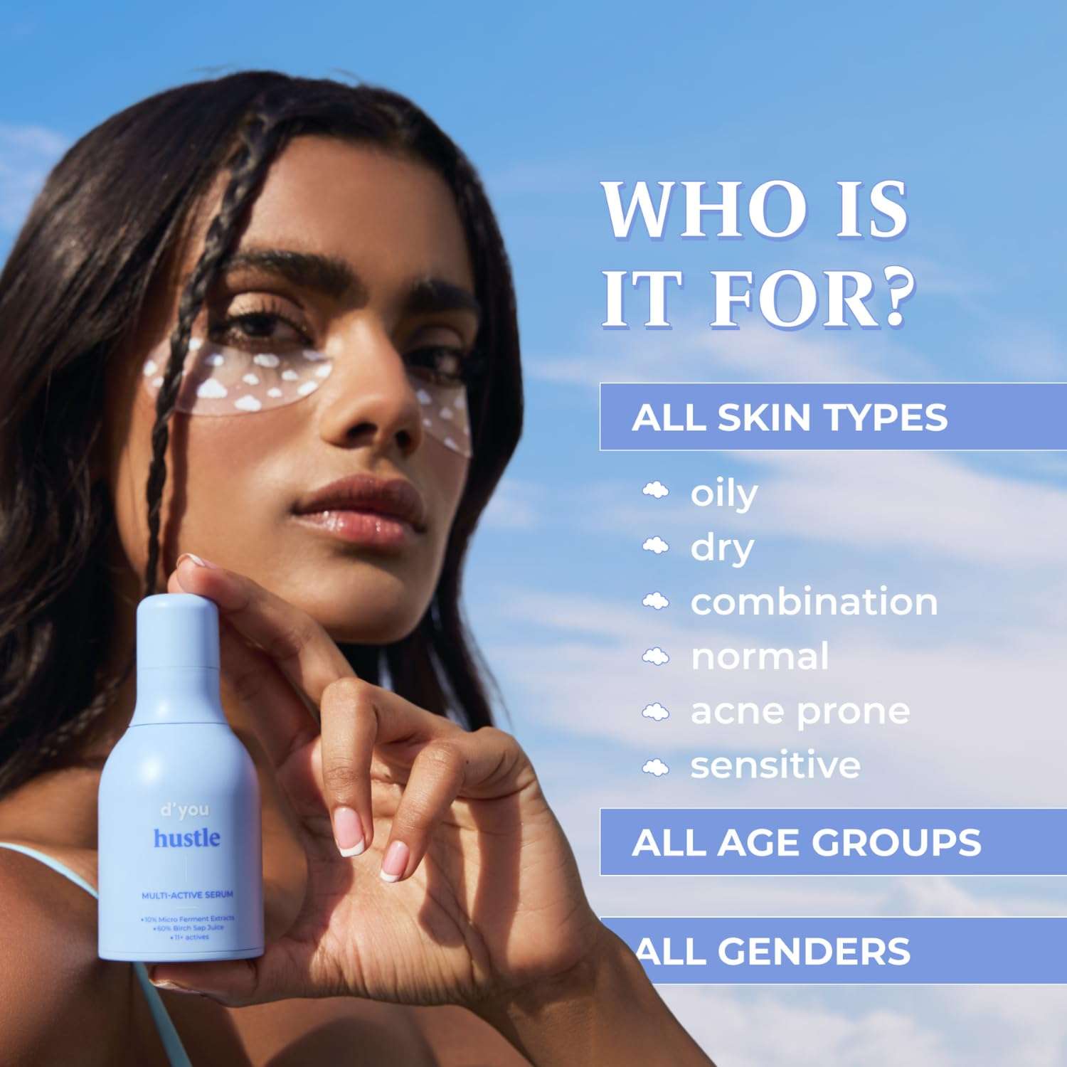 d'you Hustle Multiactive Vitamin C Face Serum with Niacinamide & Hyaluronic Acid | Serum for Men & Women | 30ml 3