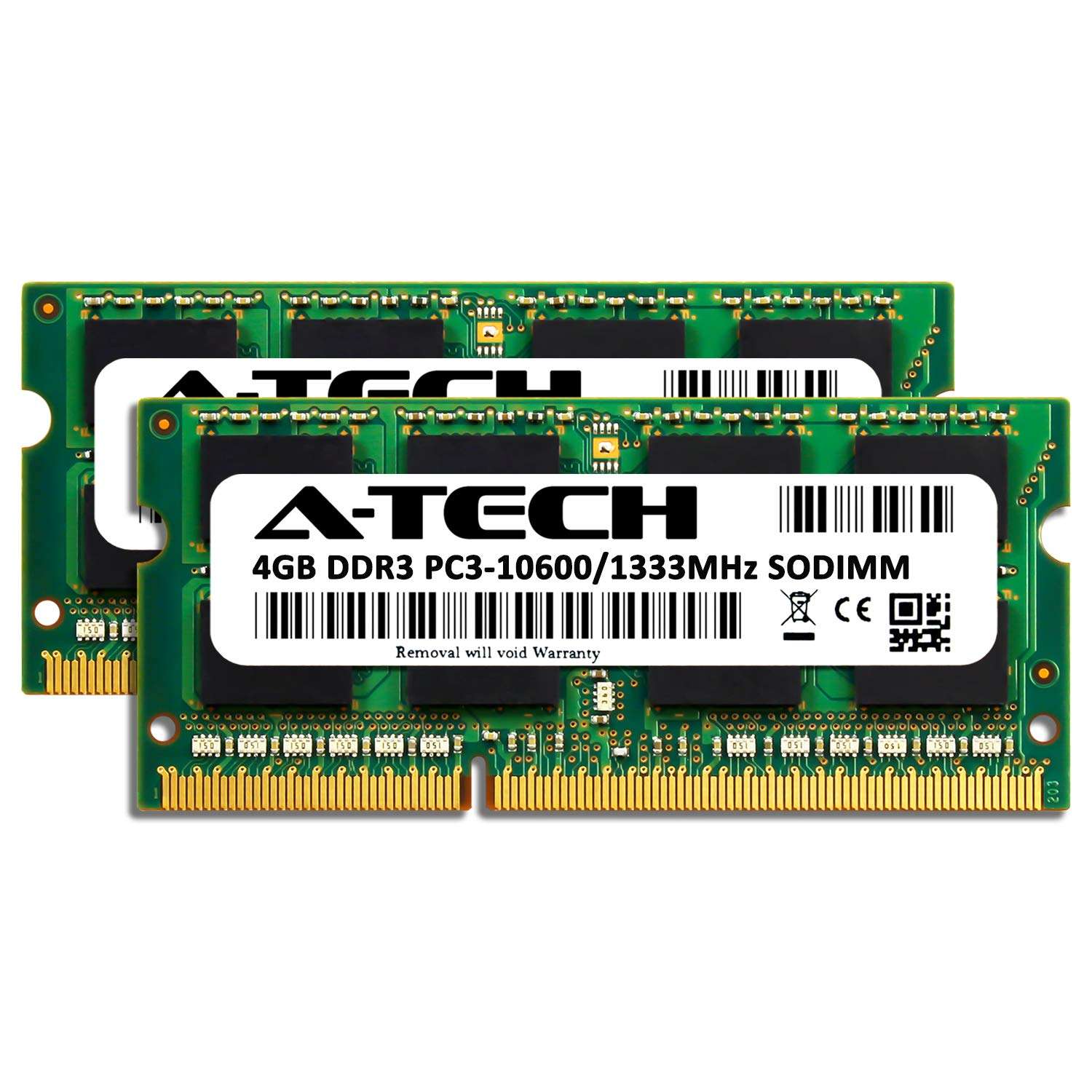 A-Tech 8GB (2 x 4GB) RAM for Toshiba Satellite L755-S5214 | DDR3 1333MHz SODIMM PC3-10600 204-Pin Non-ECC Memory Upgrade Kit 3