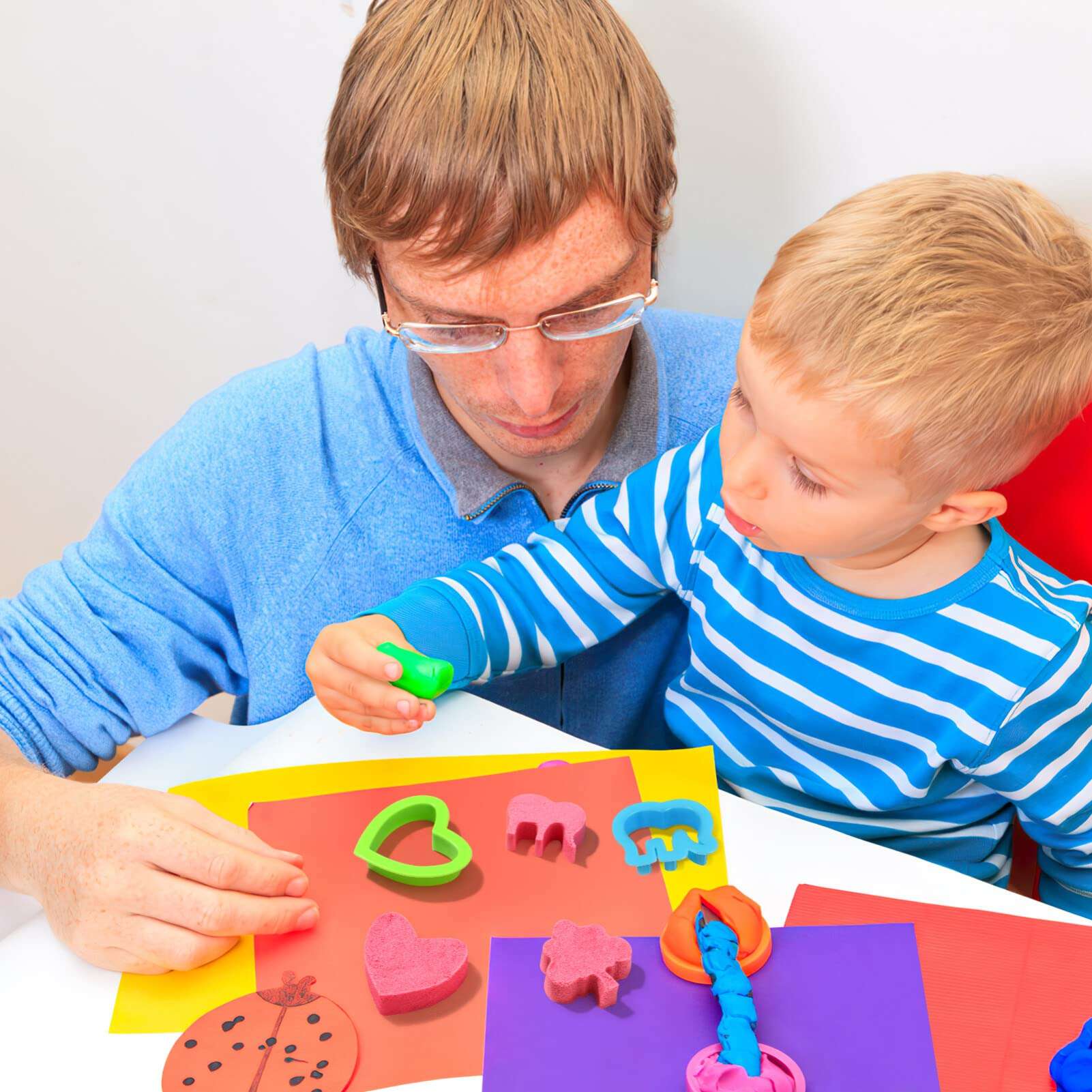 Gatuida Plastic Molds - Press Pocket Pie Molds, Tools for Kids Animal Shapes, Includes 14 Colorful Cutters Molds Rollers Accessories for Air Dry Clay Tools Set 3