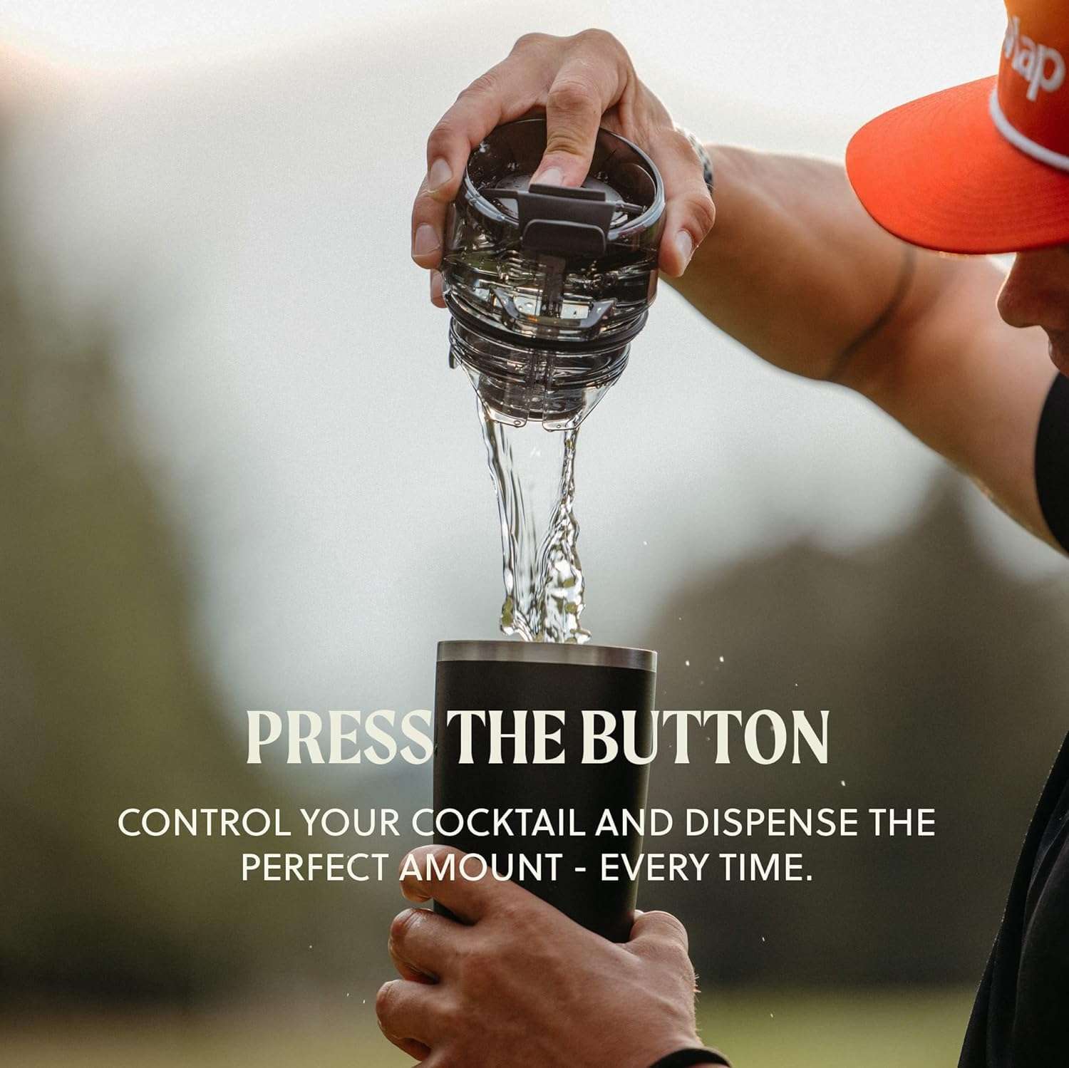 Flaskap Madic System: 6oz/9oz Dispenser Kap and 22oz/30oz Insulated Tumbler, Accessories, Leak Proof Lid, Tumbler Attachment, Stainless Steel Water Bottle 4