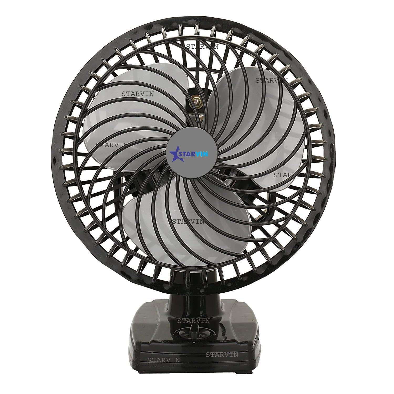 STARVIN || Wall Cum Table Fan || With Powerful Motor || 3 Speed Mode || 100% Copper Motor || 9 Inch Size 225mm || With 1 Year Warranty || Model- Cutie || Color Black || MK20135 2