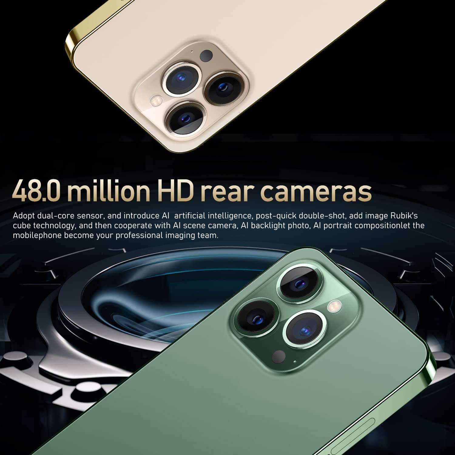 i14 Ultra 5G Cell Phone, Unlocked Android Smartphone, 8GB+512GB, 90Hz 6.7'' FHD LCD Display Screen, 13MP+48MP Camera, 5000mAh Long Battery Life, Dual Sim Card 6