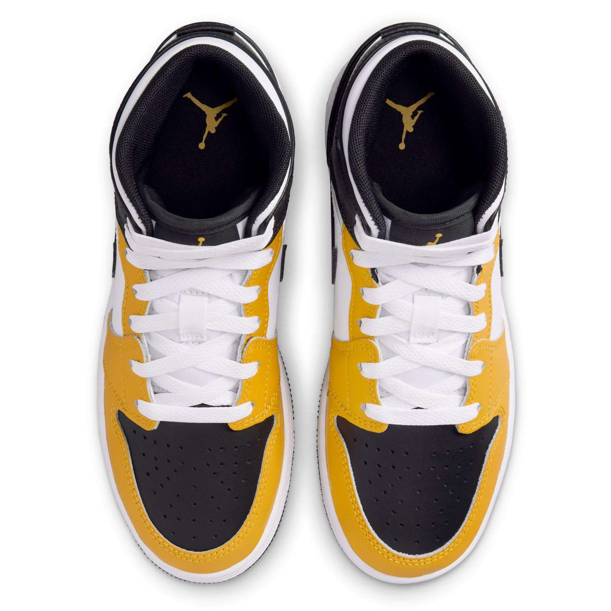 Jordan Big Kid's 1 Mid Yellow Ochre/Black-White (DQ8423 701) - 6.5 4