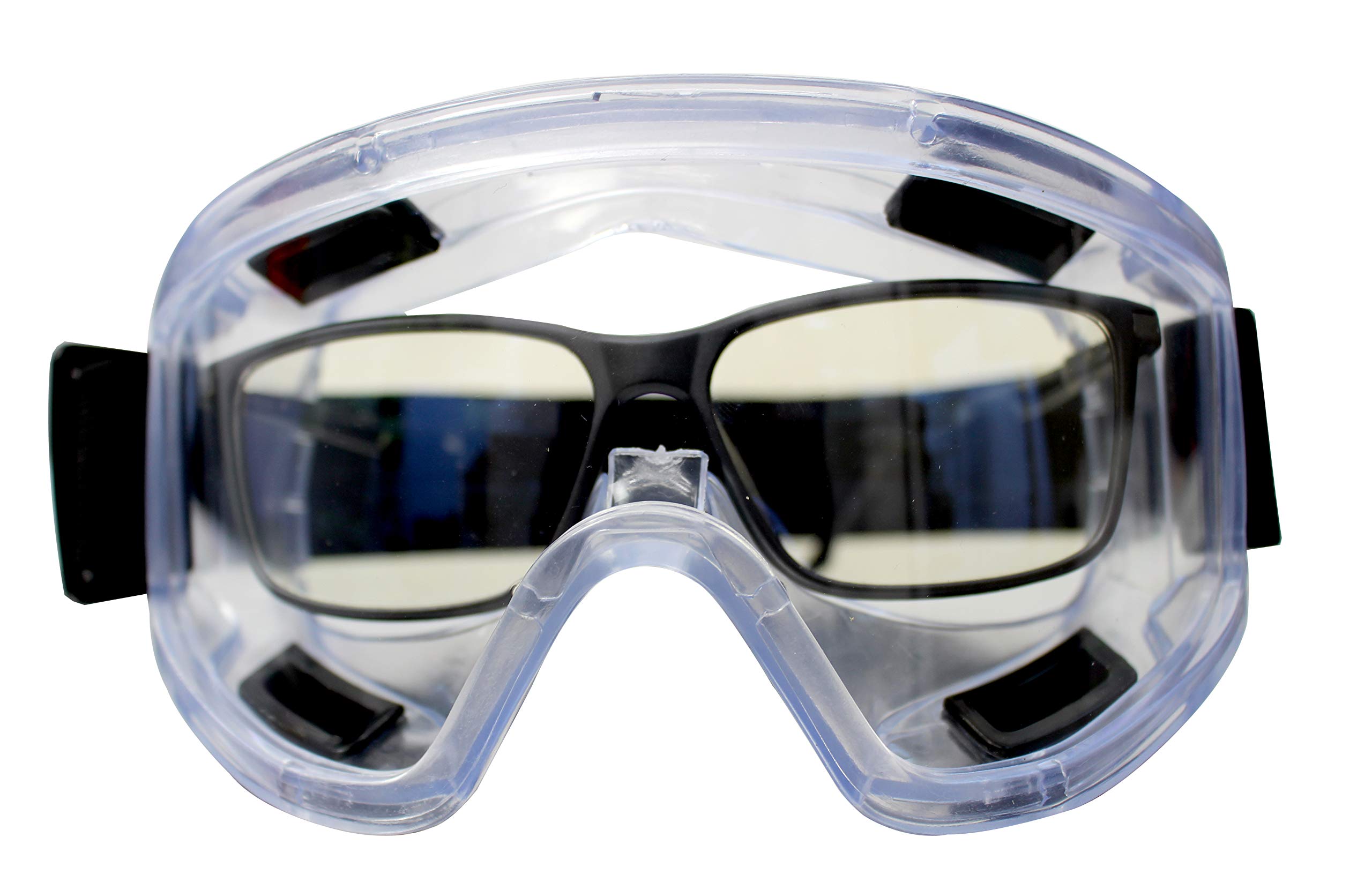 Troy Safety Heavy duty Industrial Protective Chemical Splash Safety Goggles, Glasses | Crystal Clear, Anti-Fog Design, High Impact Resistance | Perfect Eye Protection (24 PCS, NEW-GG201-4D) 4