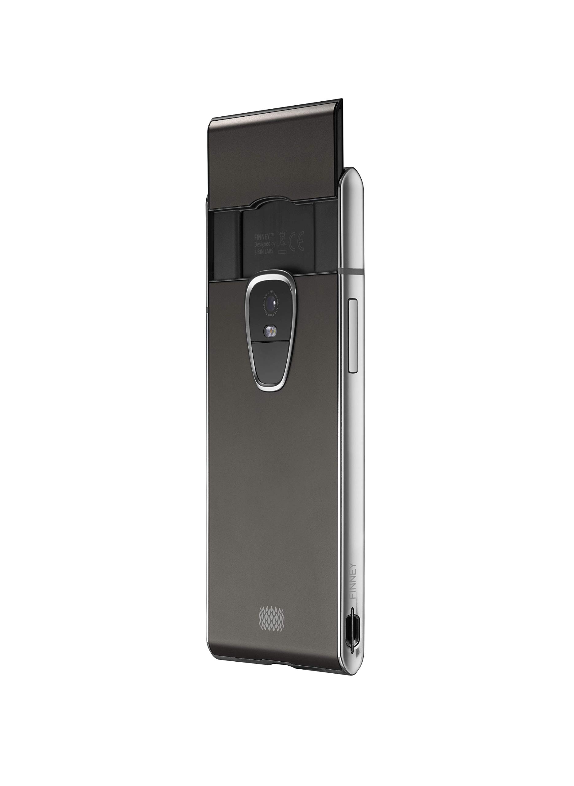 Sirin Labs Finney U1 (128GB eMMC, 6GB RAM LPDDR4, 4G/LTE, CDMA) State-of-The-Art Ultra Secured Blockchain Smartphone (Pebble Grey) 3