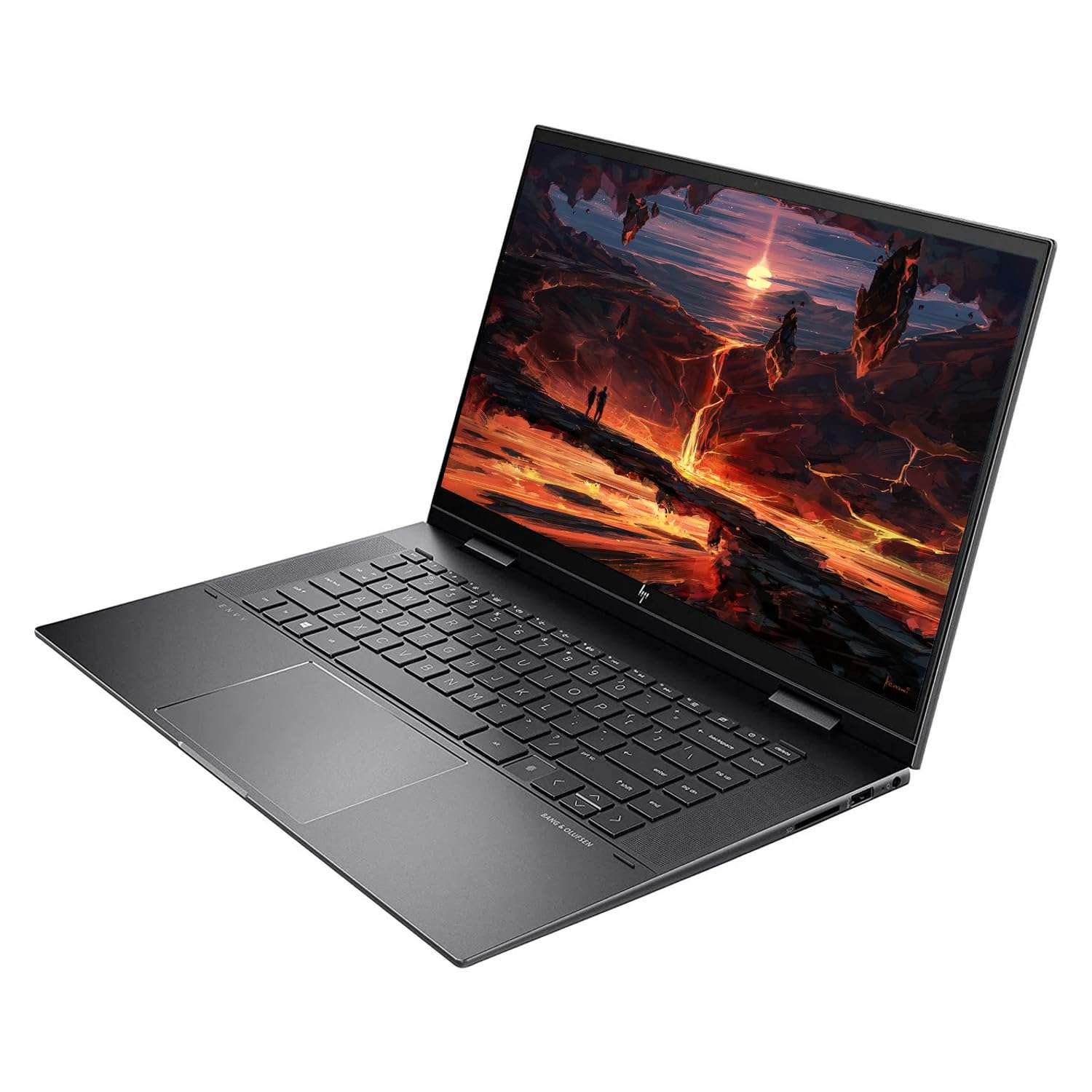 HP Envy X360 2-in-1 Laptop, 15.6" IPS Touchscreen, AMD Ryzen 7 5700U Processor, Backlit Keyboard, Fingerprint Reader, Wi-Fi 6, Audio by Bang & Olufsen, Windows 11 (16GB RAM | 1TB PCIe SSD) 2