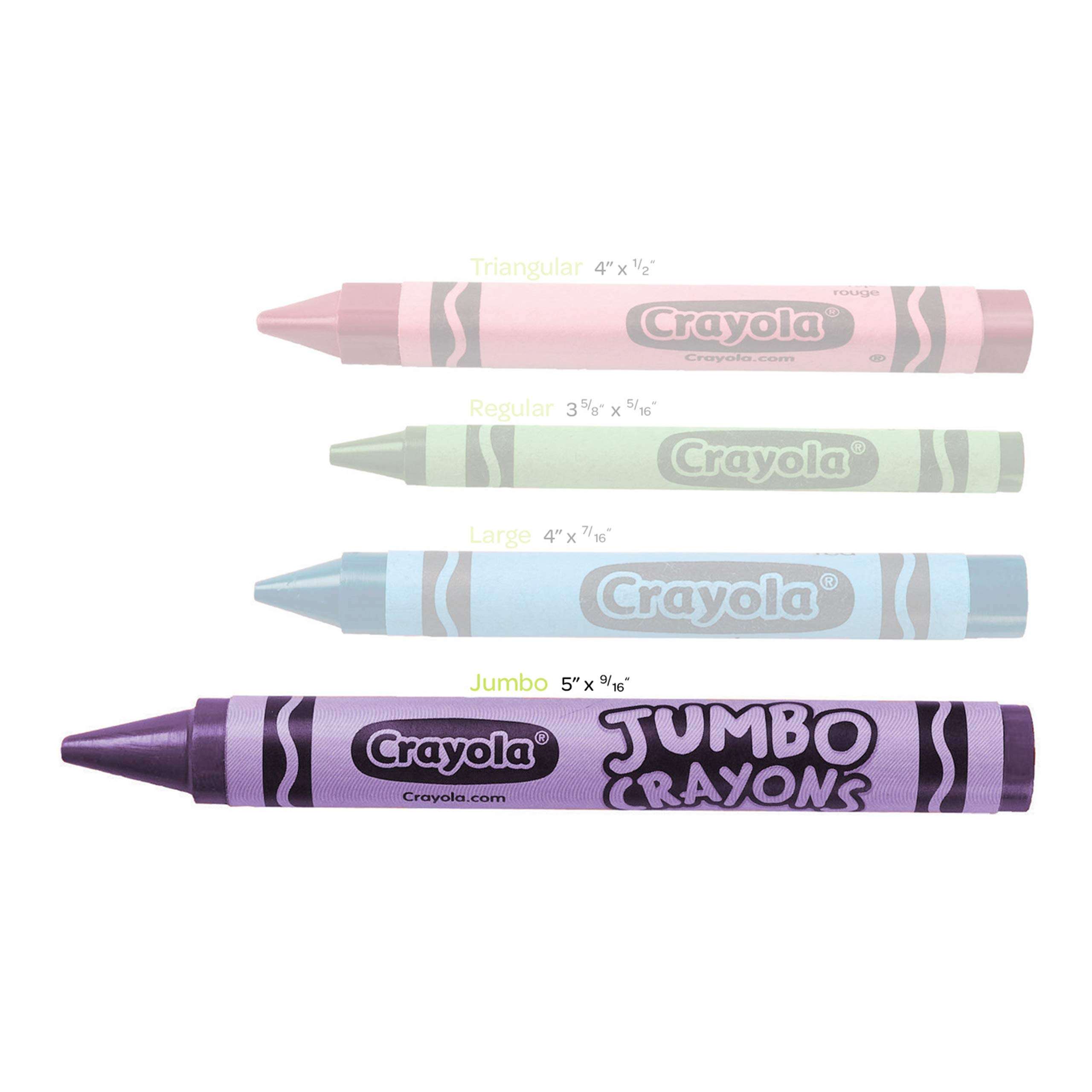 CRAYOLA Jumbo Crayons - 8 Ct, Pack of 1, Assorted 4